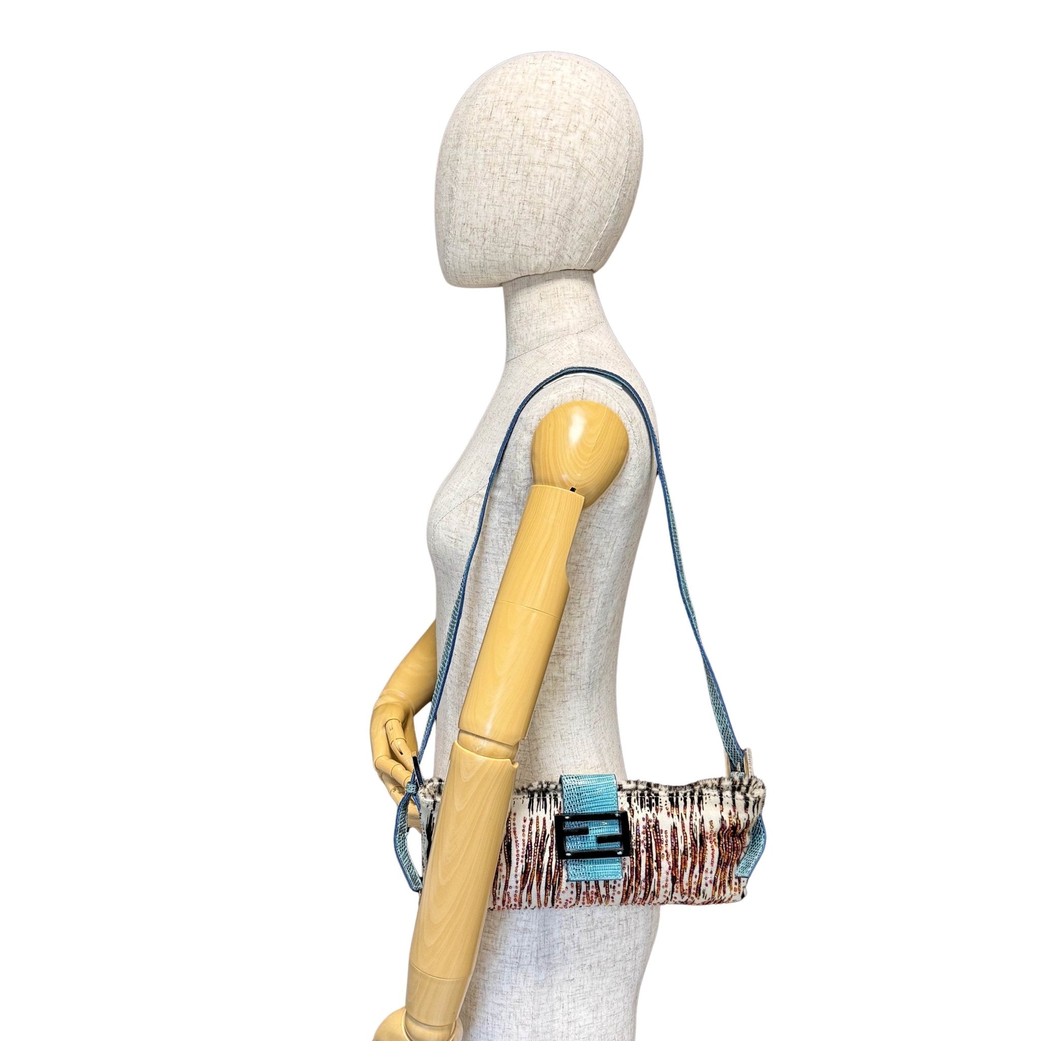 FENDI Baguette Zebra Pony Hair with Beaded Shoulder Bag, in , Sold by HIVE PRELOVED - Shoulder Bags, ,