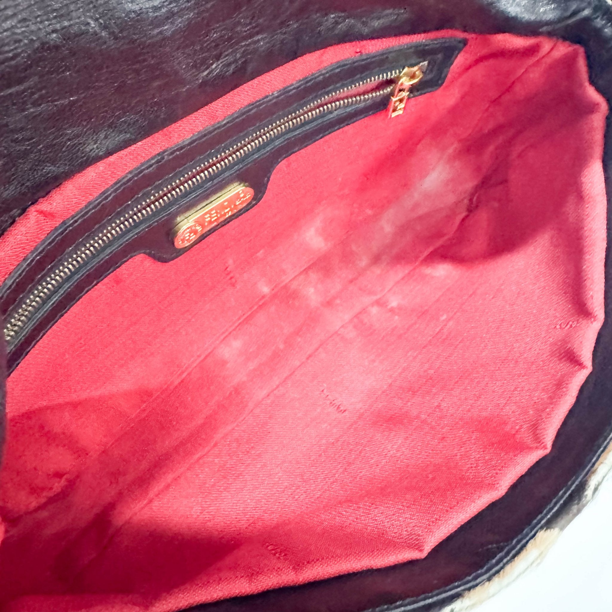 FENDI Baguette Zebra Print Brown Pony Hair Shoulder Bag, in , Sold by HIVE PRELOVED - Shoulder Bags, ,