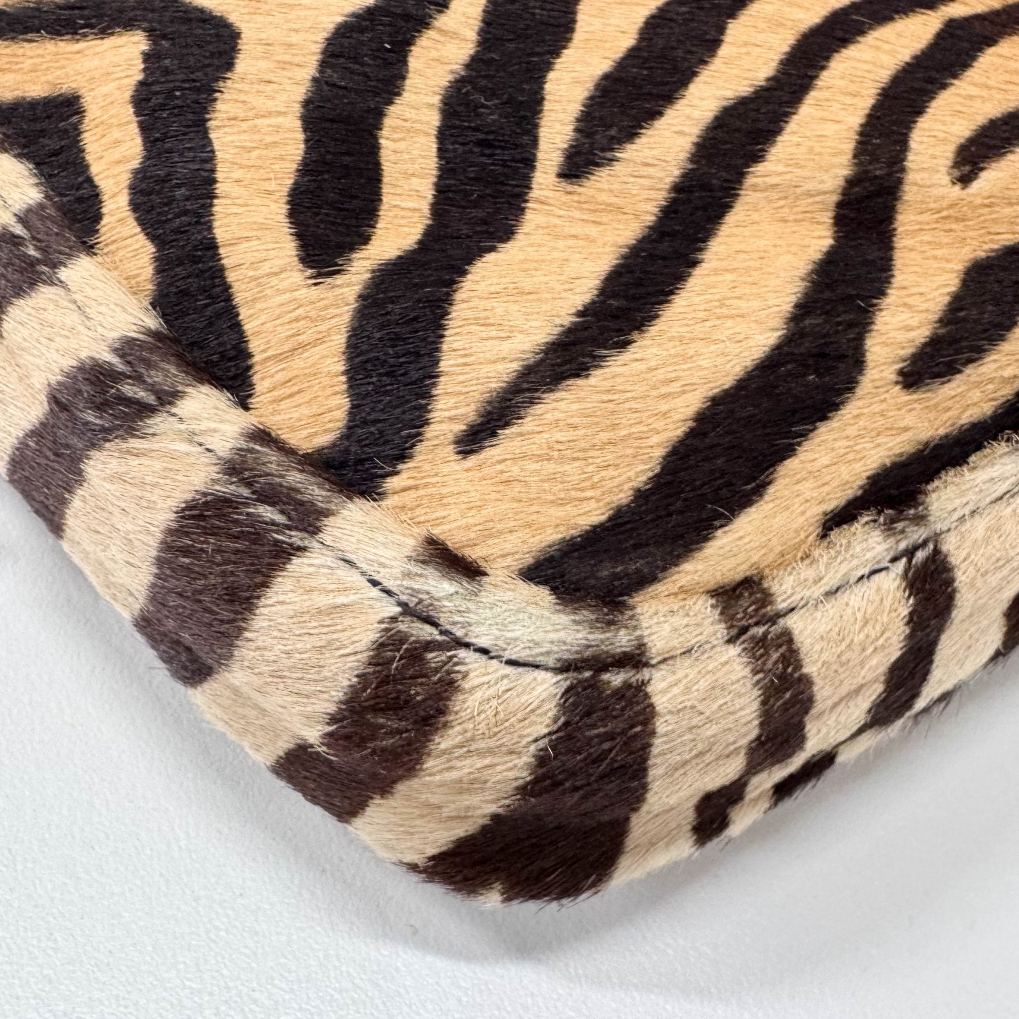 FENDI Baguette Zebra Print Brown Pony Hair Shoulder Bag, in , Sold by HIVE PRELOVED - Shoulder Bags, ,