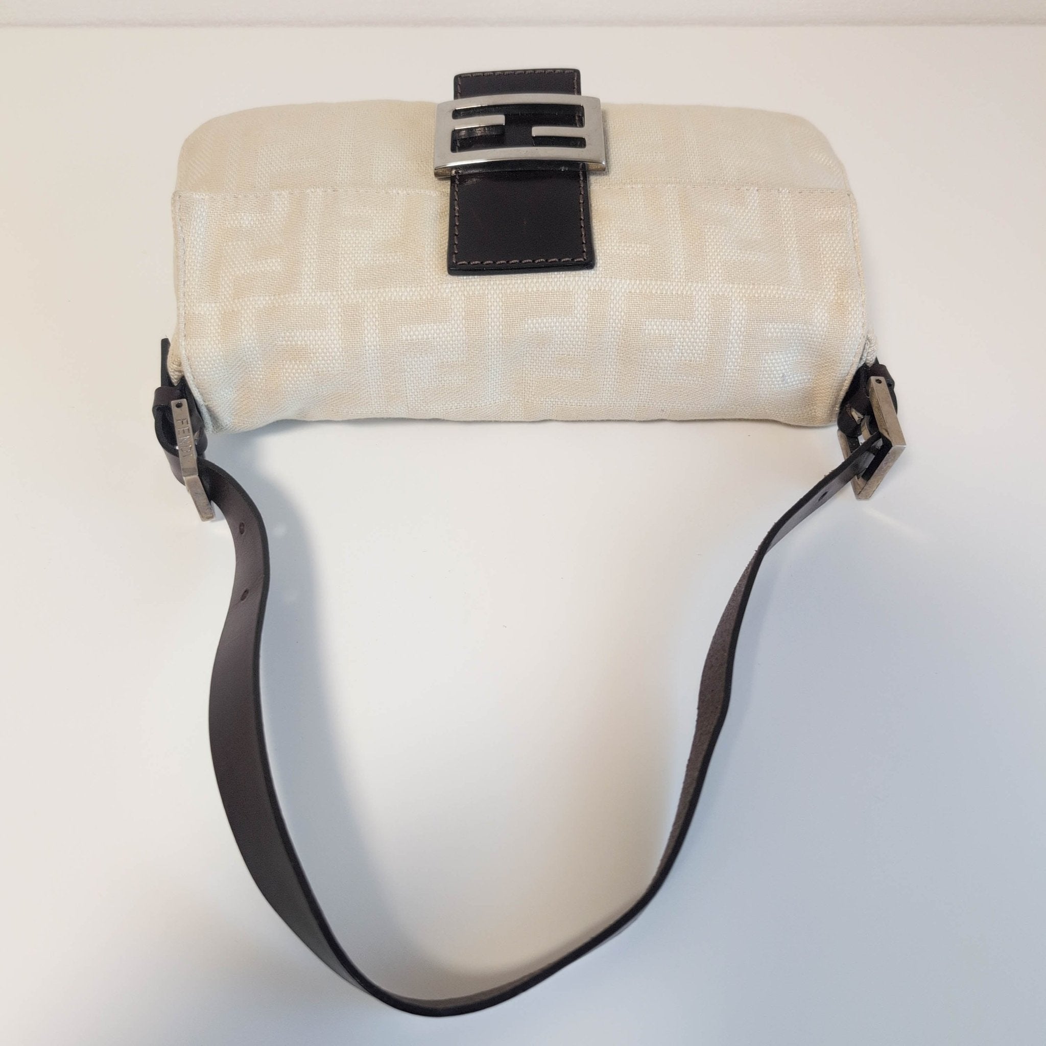 FENDI Baguette Zucca Beige Shoulder Bag, in , Sold by HIVE PRELOVED - Shoulder Bags, ,