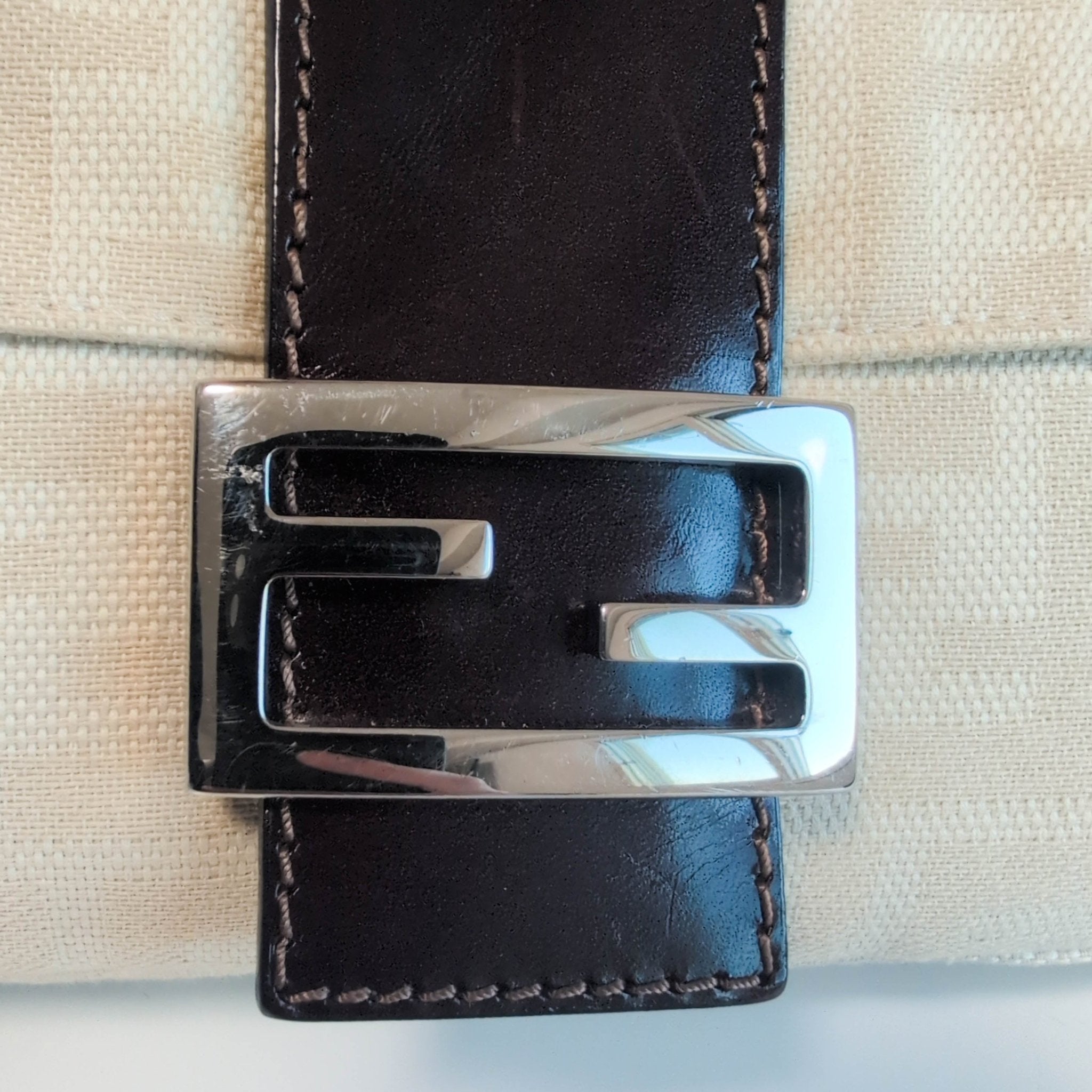 FENDI Baguette Zucca Beige Shoulder Bag, in , Sold by HIVE PRELOVED - Shoulder Bags, ,