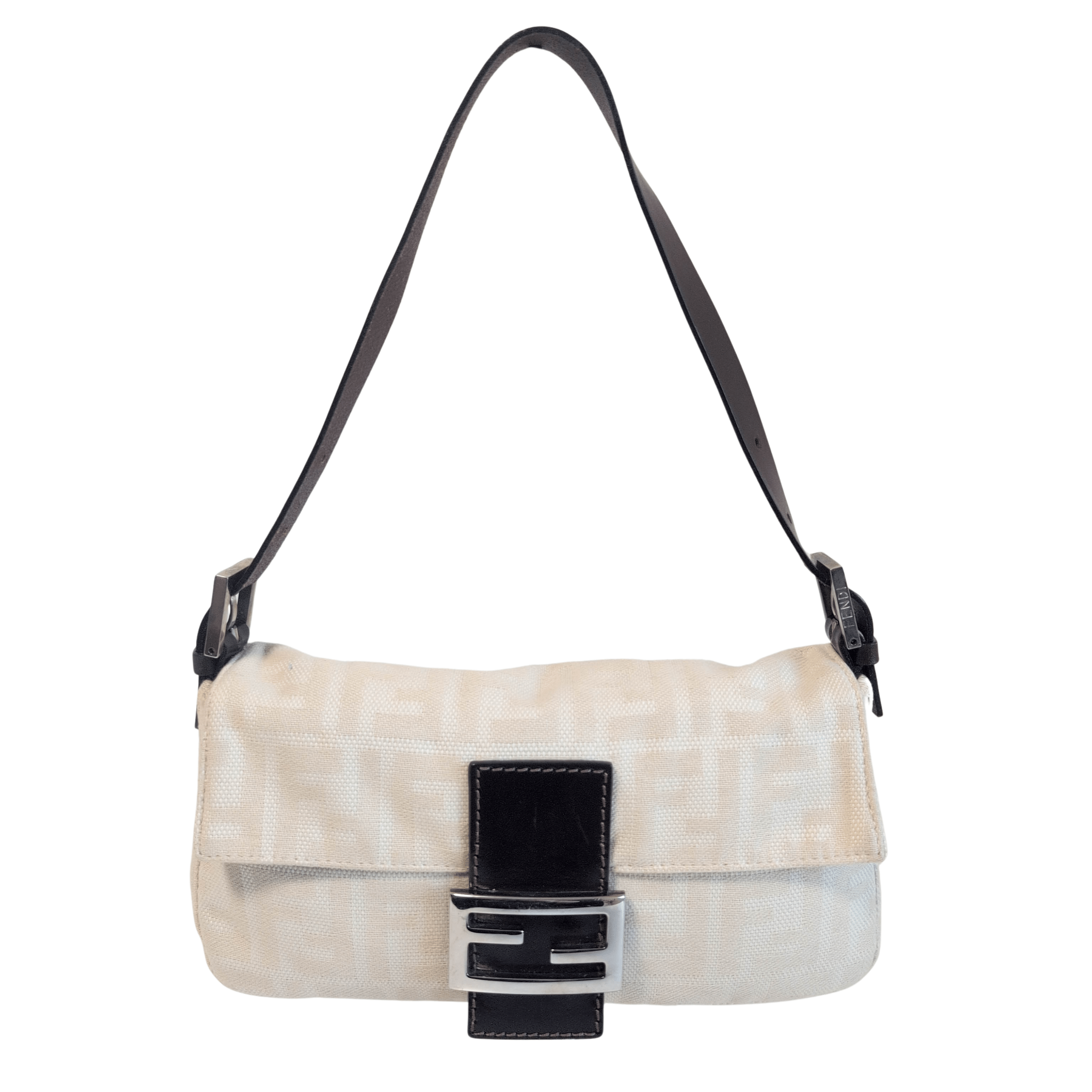 FENDI Baguette Zucca Beige Shoulder Bag, in , Sold by HIVE PRELOVED - Shoulder Bags, ,