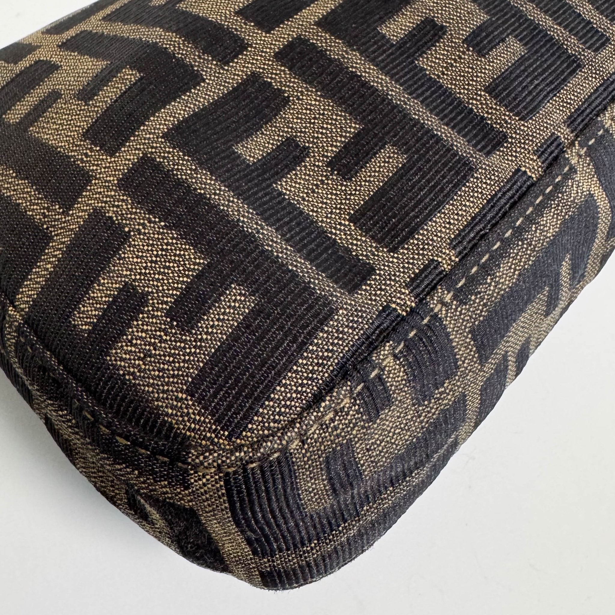 FENDI Baguette Zucca Brown Canvas with Gold Hardware Shoulder Bag, in , Sold by HIVE PRELOVED - Shoulder Bags, ,