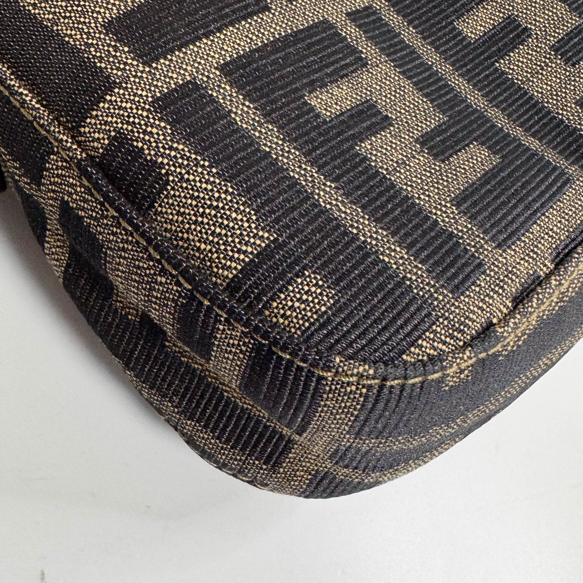 FENDI Baguette Zucca Brown Canvas with Golden Hardware Shoulder Bag, in , Sold by HIVE PRELOVED - Shoulder Bags, ,