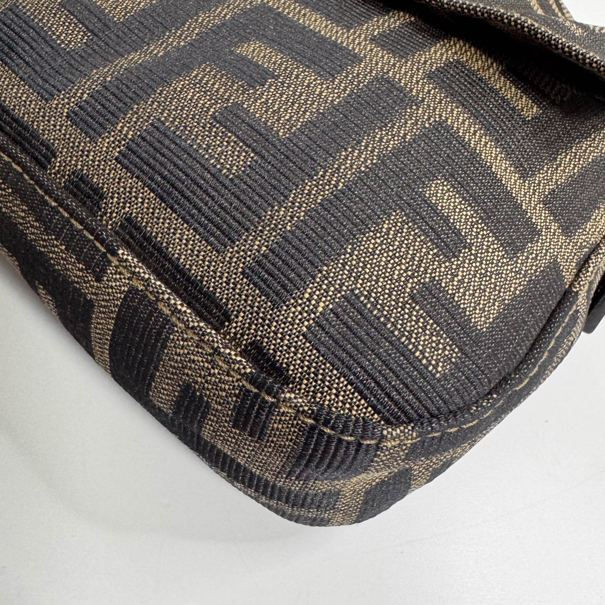 FENDI Baguette Zucca Brown Canvas with Golden Hardware Shoulder Bag, in , Sold by HIVE PRELOVED - Shoulder Bags, ,