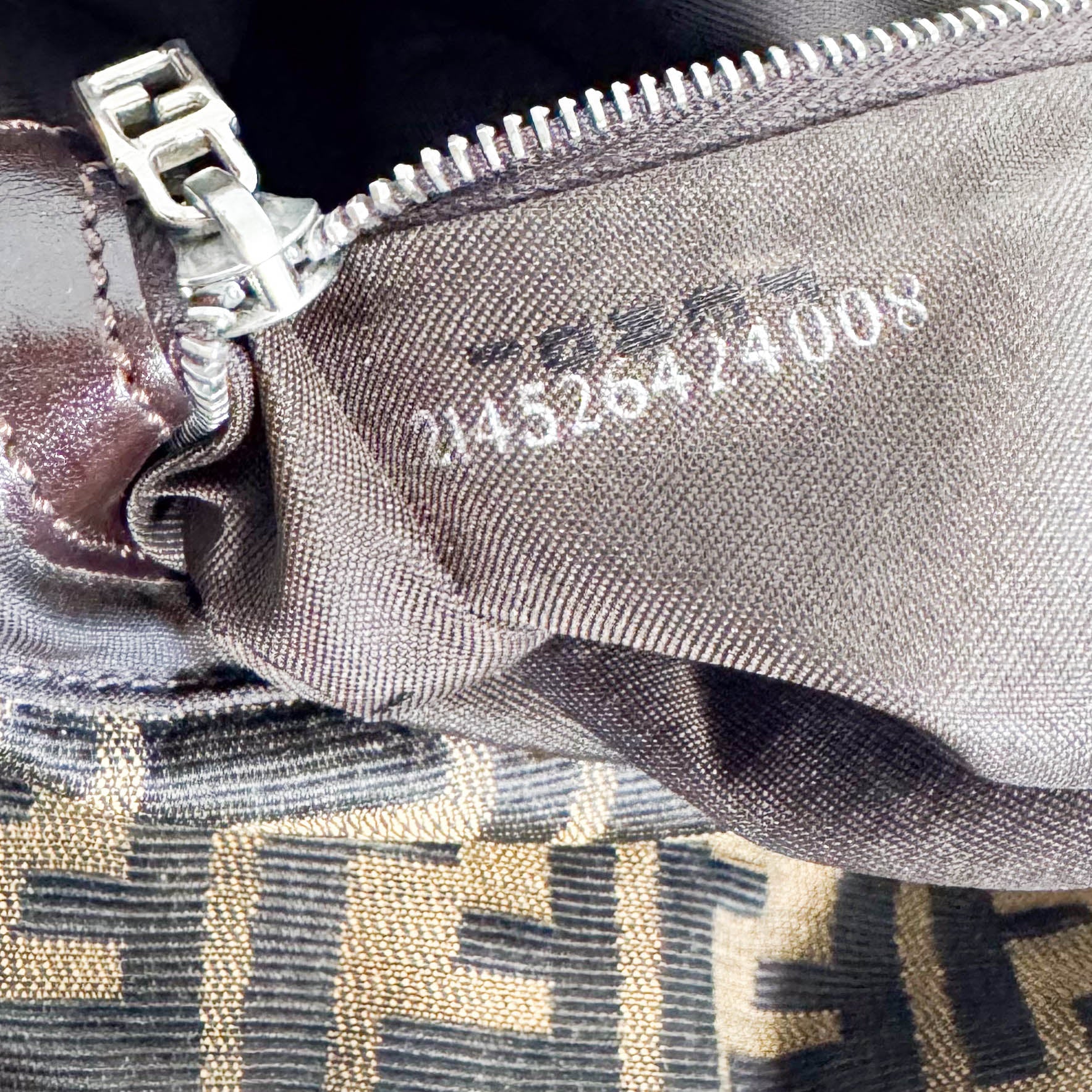 FENDI Baguette Zucca Brown Canvas with Silver Hardware Shoulder Bag, in , Sold by HIVE PRELOVED - Shoulder Bags, ,