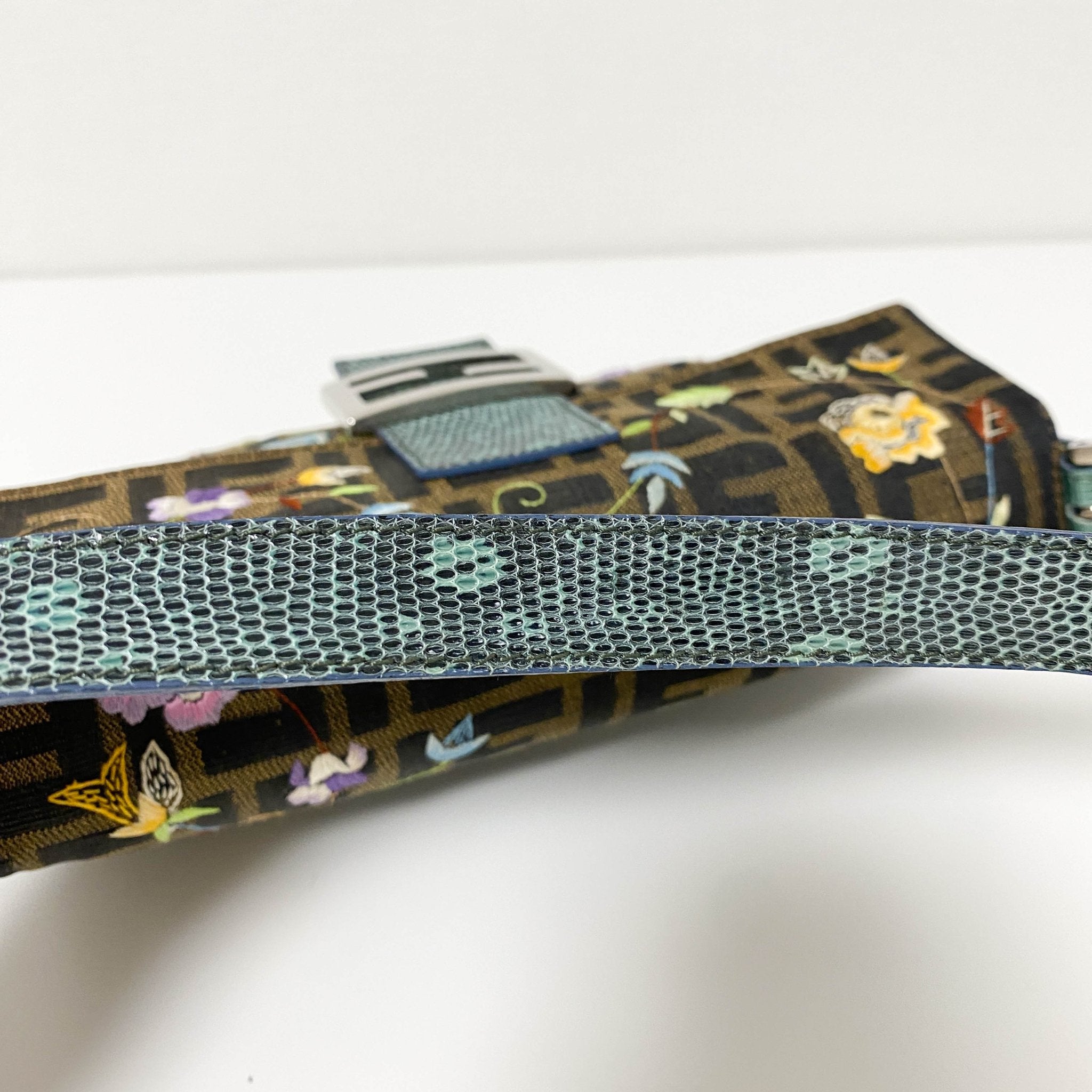 FENDI Baguette Zucca Floral Embroidared Shoulder Bag, in , Sold by HIVE PRELOVED - Shoulder Bags, ,