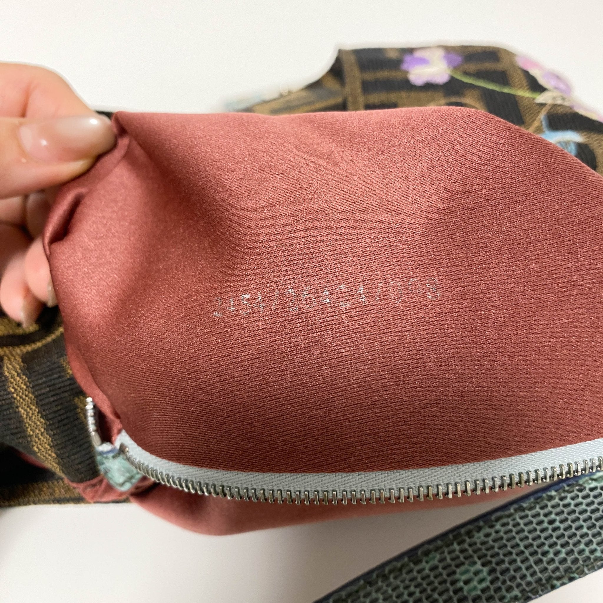 FENDI Baguette Zucca Floral Embroidared Shoulder Bag, in , Sold by HIVE PRELOVED - Shoulder Bags, ,