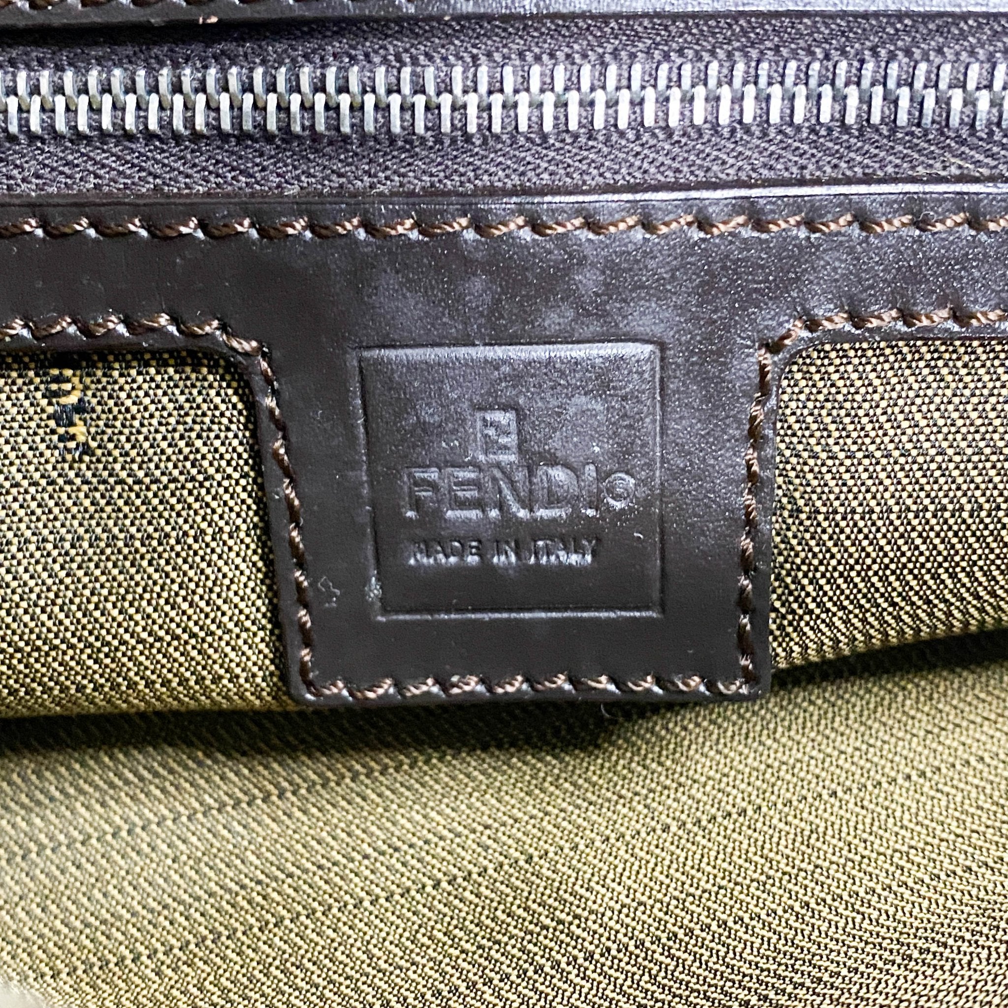 FENDI Baguette Zucca Wool Brown Shoulder Bag, in , Sold by HIVE PRELOVED - Shoulder Bags, ,