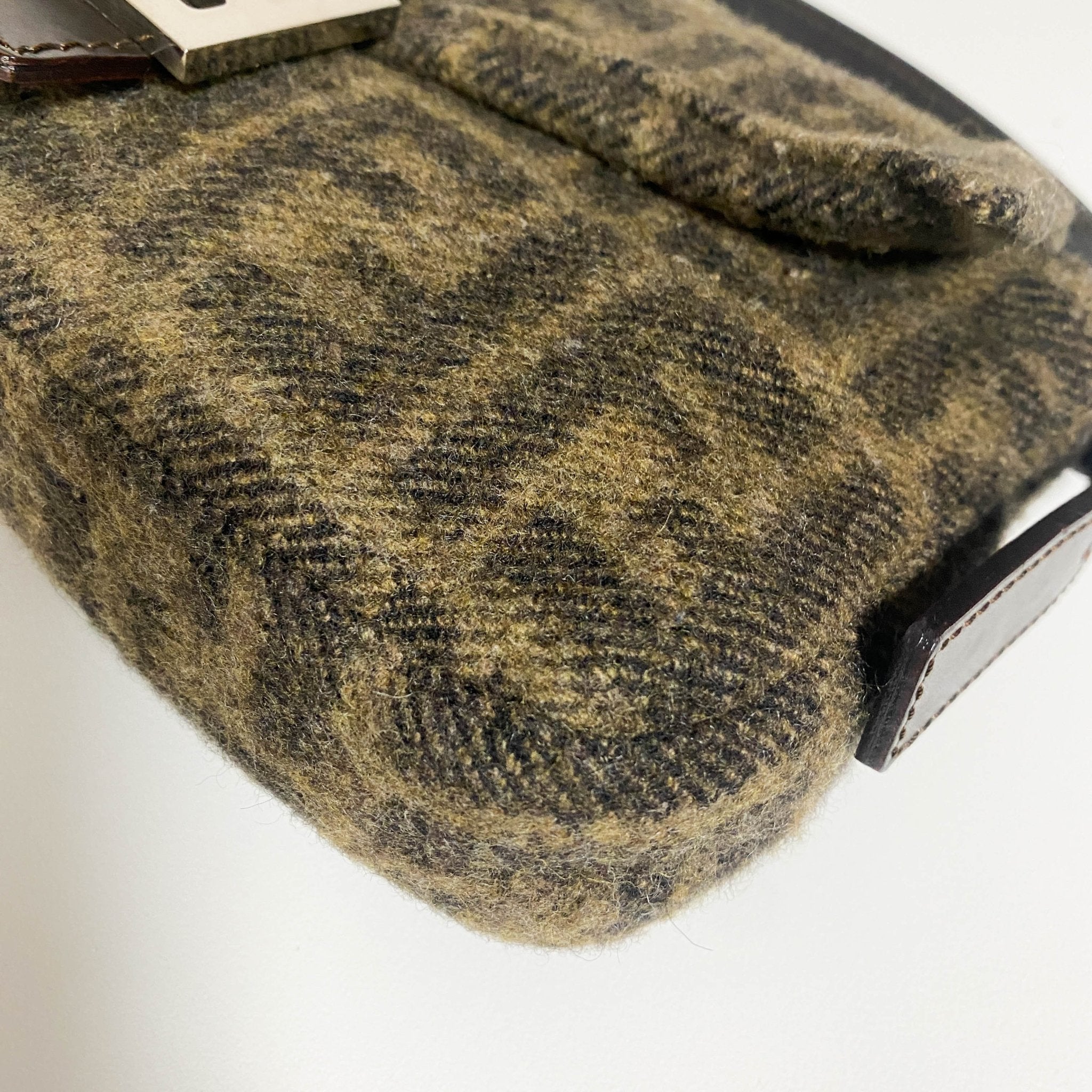 FENDI Baguette Zucca Wool Brown Shoulder Bag, in , Sold by HIVE PRELOVED - Shoulder Bags, ,