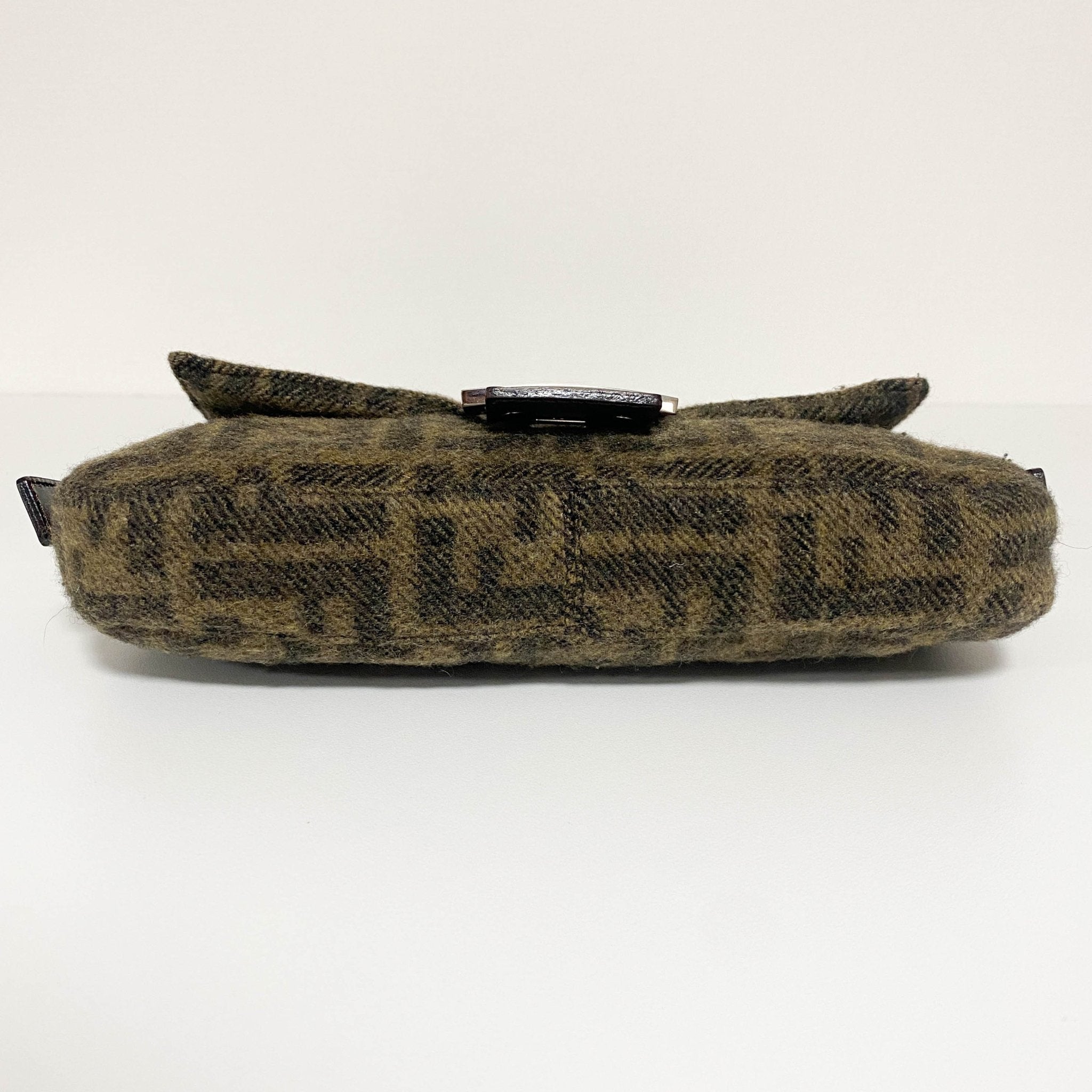 FENDI Baguette Zucca Wool Brown Shoulder Bag, in , Sold by HIVE PRELOVED - Shoulder Bags, ,