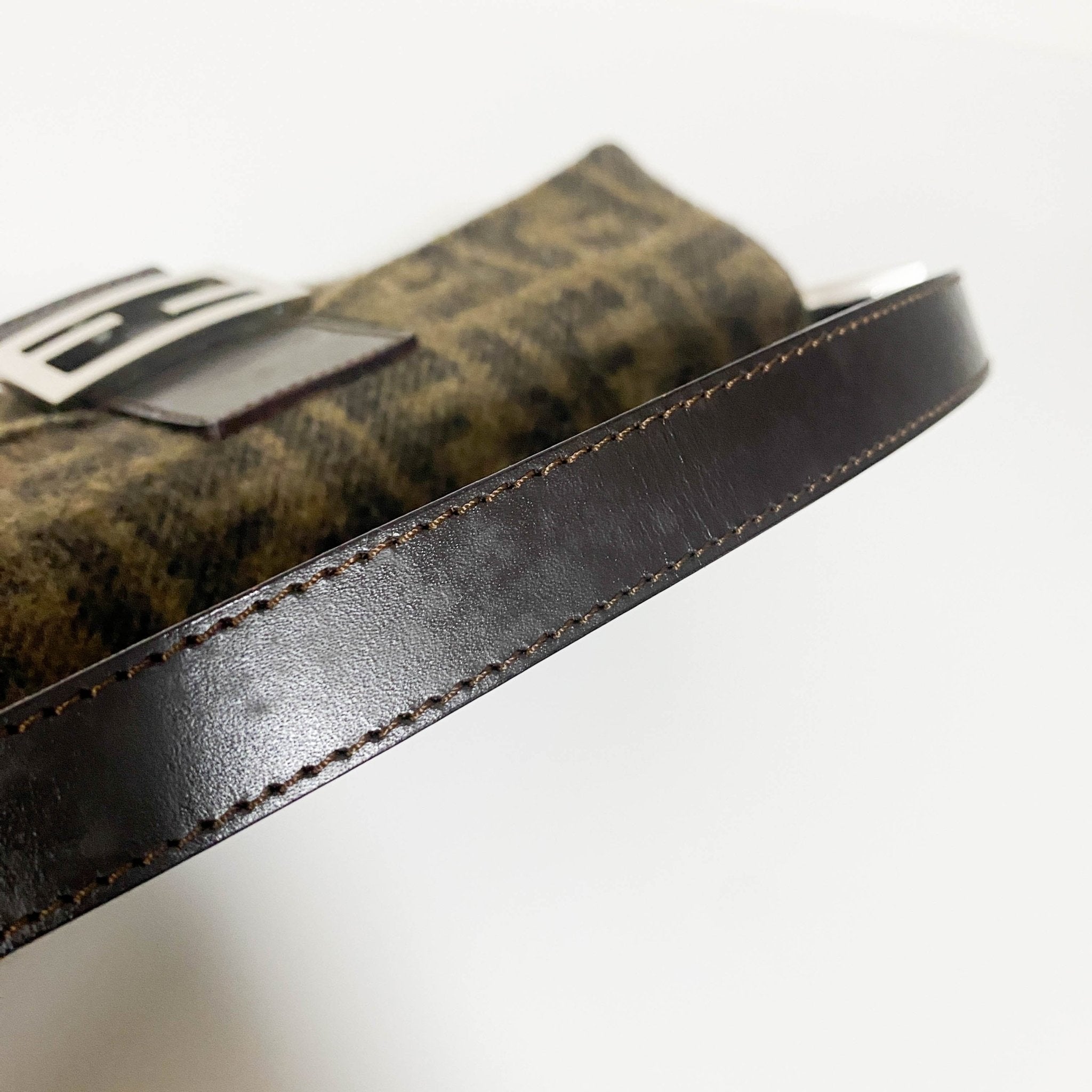 FENDI Baguette Zucca Wool Brown Shoulder Bag, in , Sold by HIVE PRELOVED - Shoulder Bags, ,