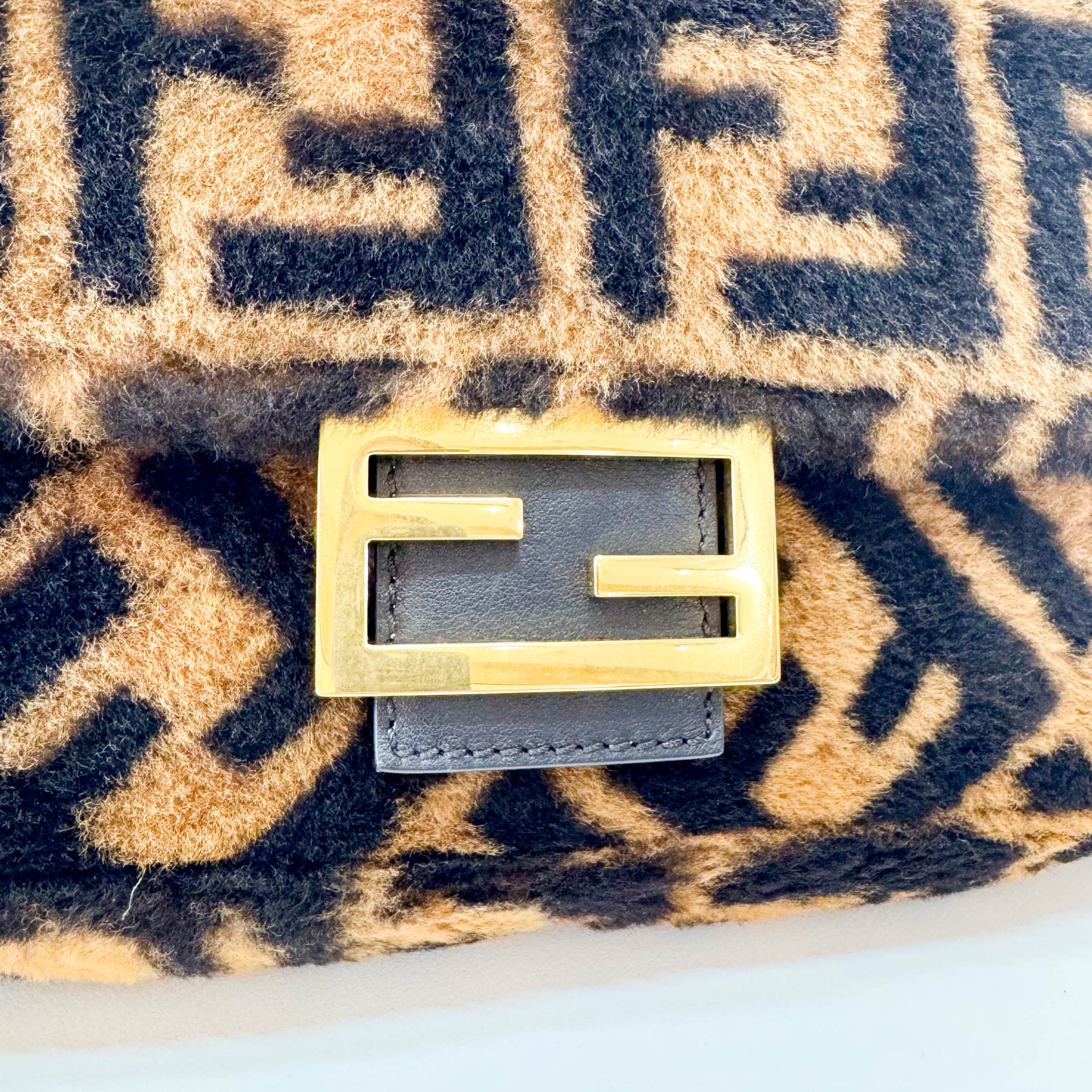 FENDI Baguette Zucca Wool Shoulder Bag, in , Sold by HIVE PRELOVED - Shoulder Bags, ,