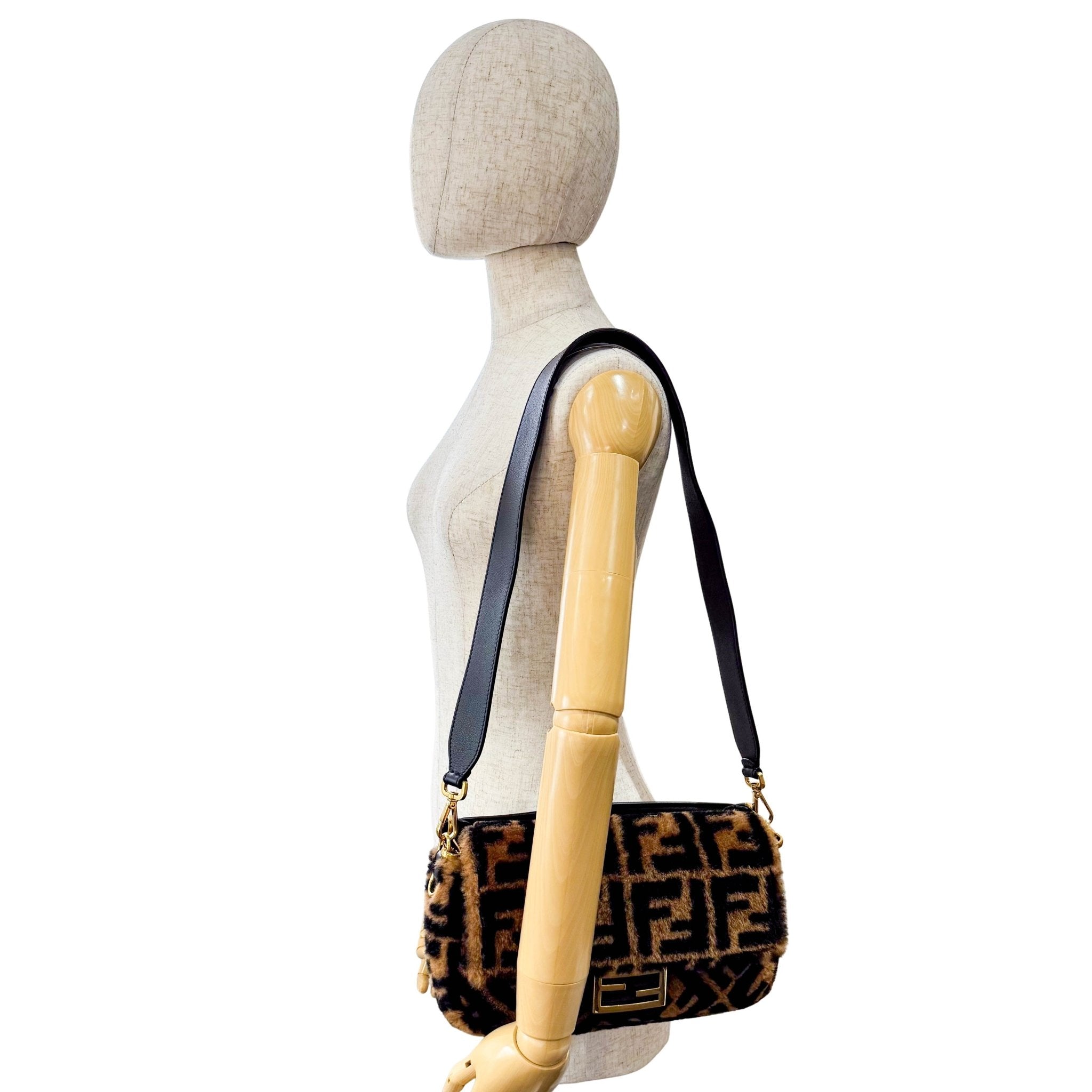 FENDI Baguette Zucca Wool Shoulder Bag, in , Sold by HIVE PRELOVED - Shoulder Bags, ,