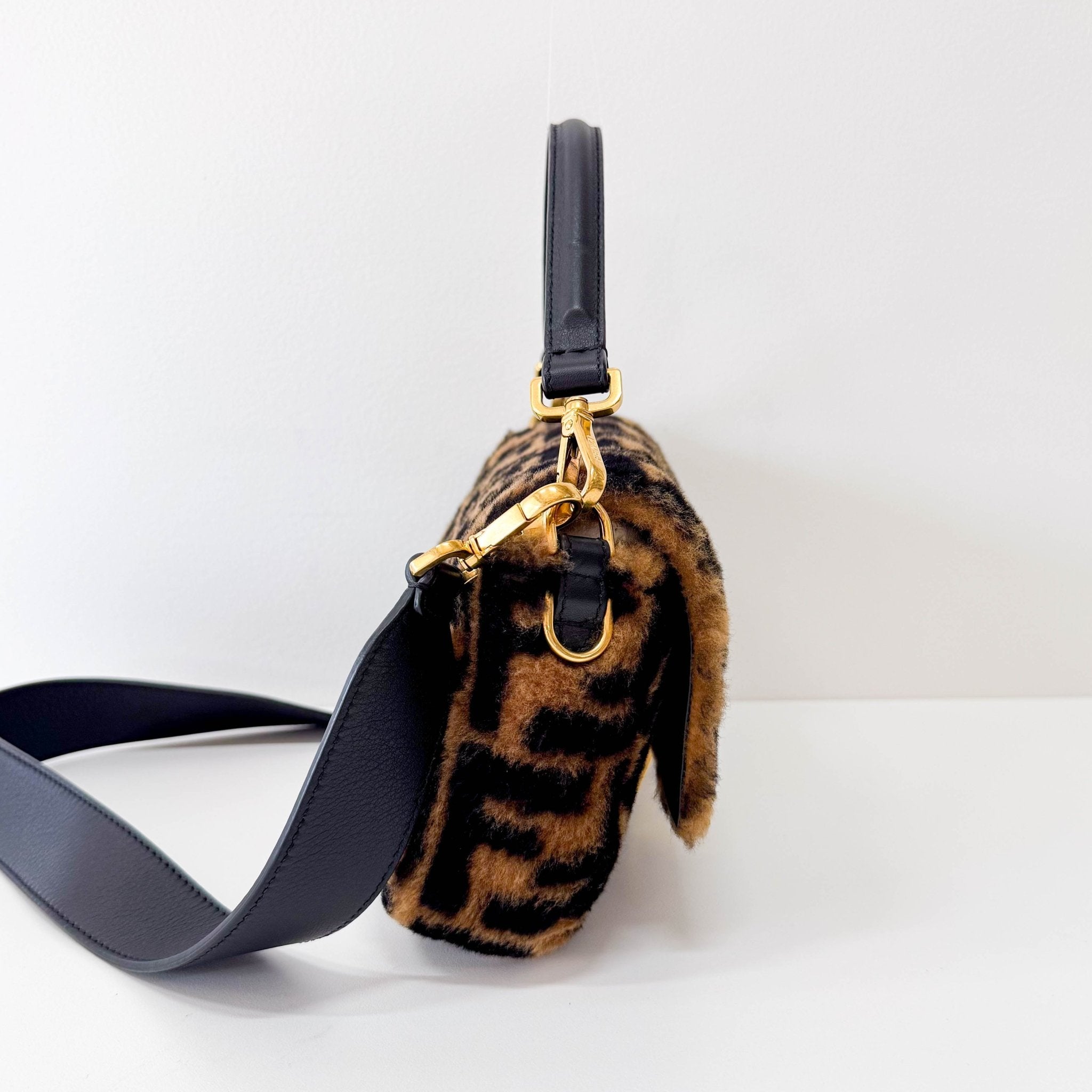 FENDI Baguette Zucca Wool Shoulder Bag, in , Sold by HIVE PRELOVED - Shoulder Bags, ,