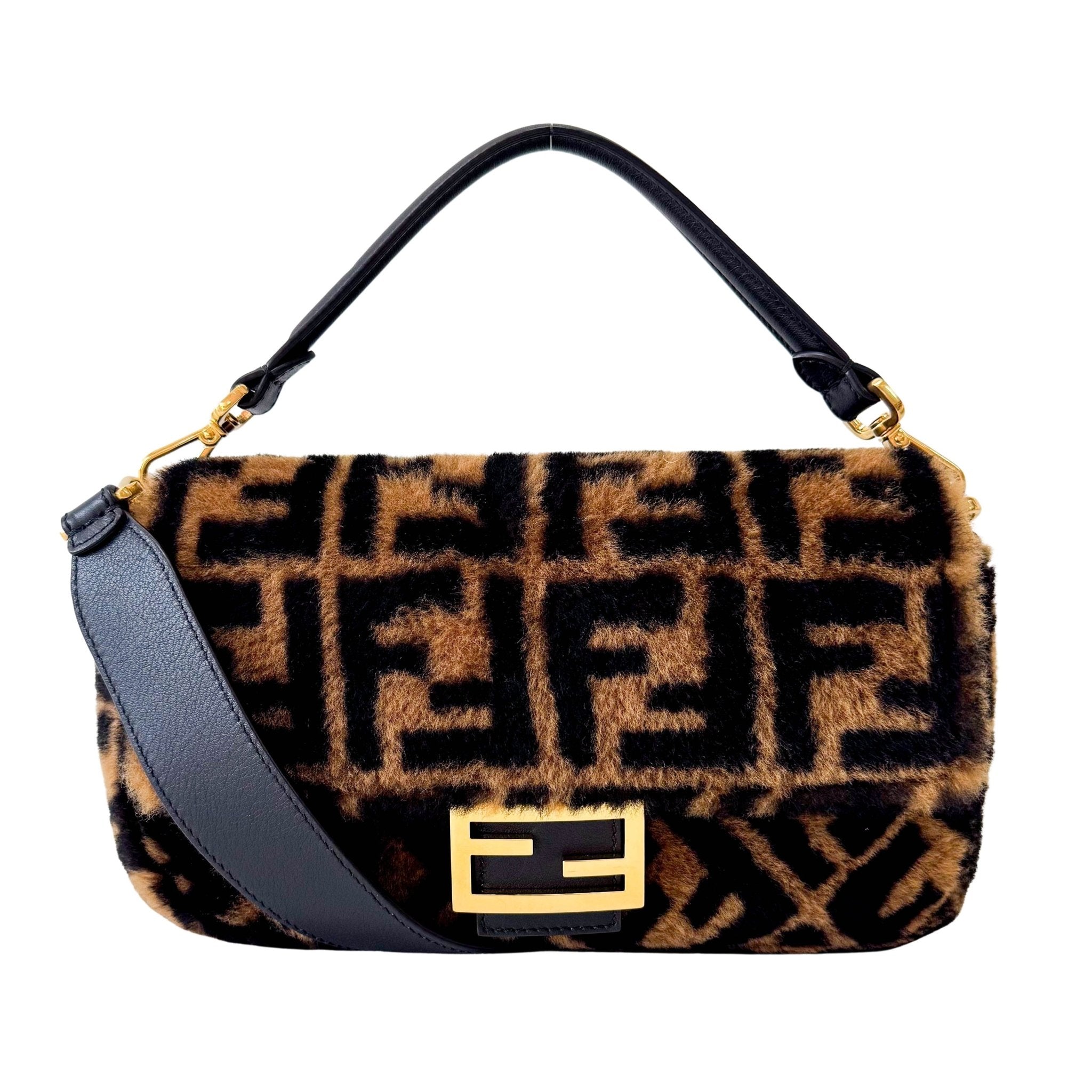 FENDI Baguette Zucca Wool Shoulder Bag, in , Sold by HIVE PRELOVED - Shoulder Bags, ,
