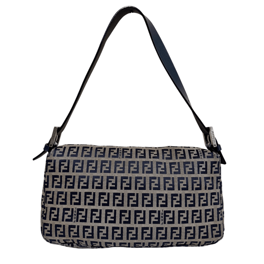 FENDI Baguette Zucchino Grey Shoulder Bag, in , Sold by HIVE PRELOVED - Shoulder Bags, ,