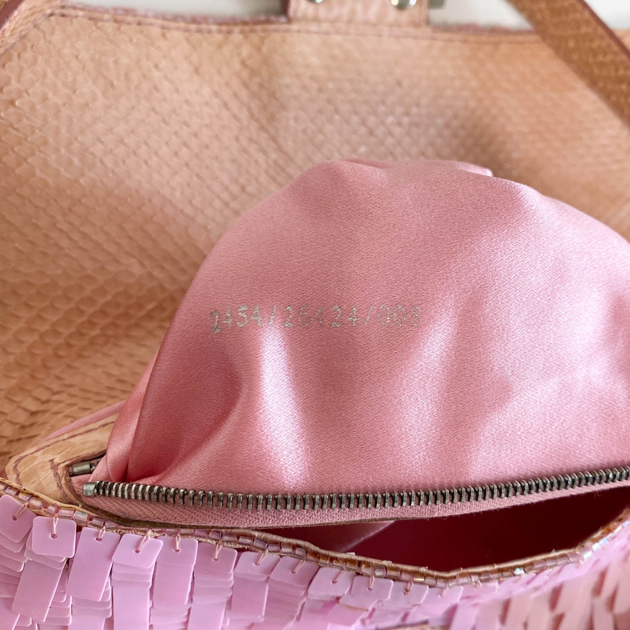 FENDI Baugette Pink Sequin Shoulder Bag, in , Sold by HIVE PRELOVED - Shoulder Bags, ,