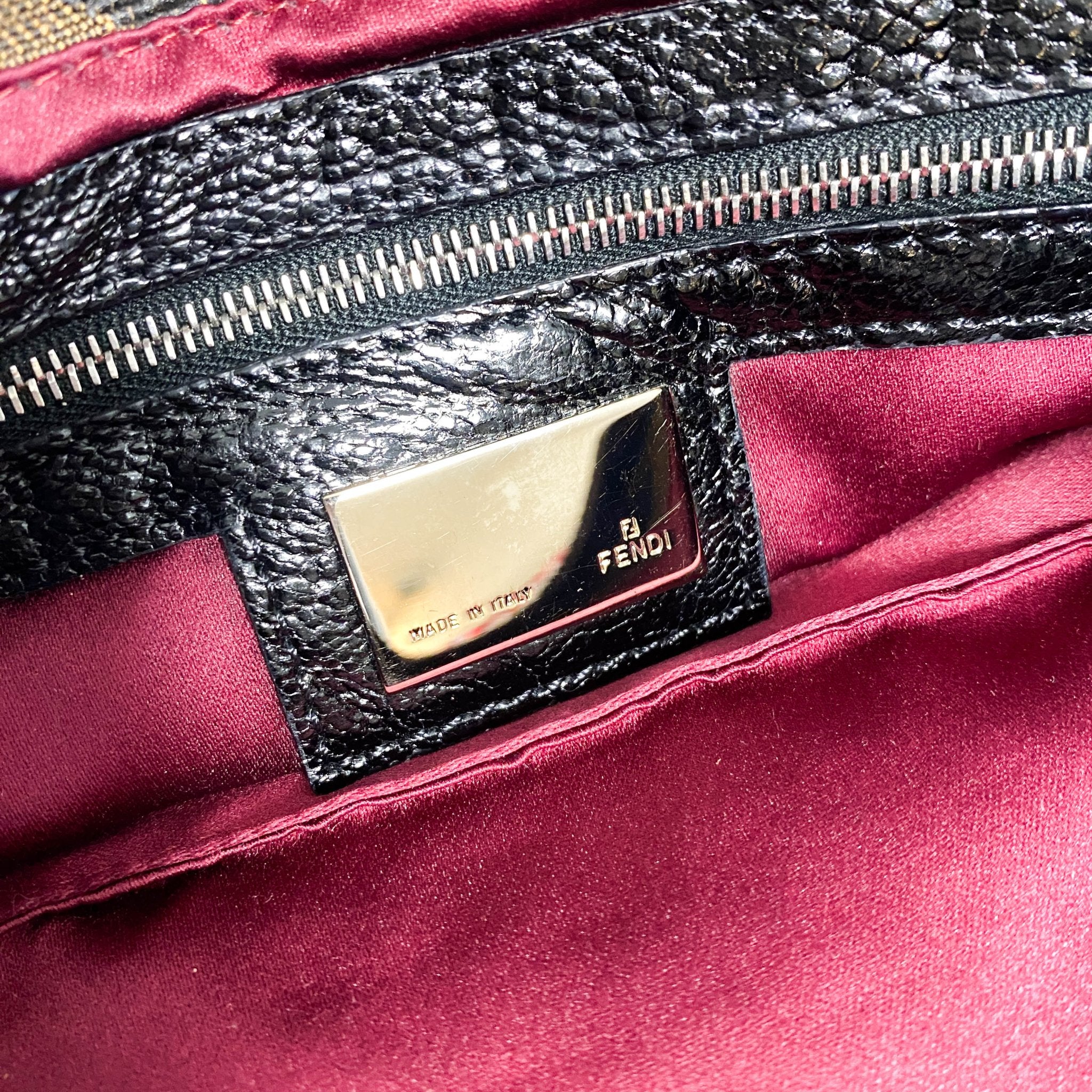 FENDI Beaded Baguette Tiger Black Zebra Pattern Shoulder Bag, in , Sold by HIVE PRELOVED - Shoulder Bags, ,