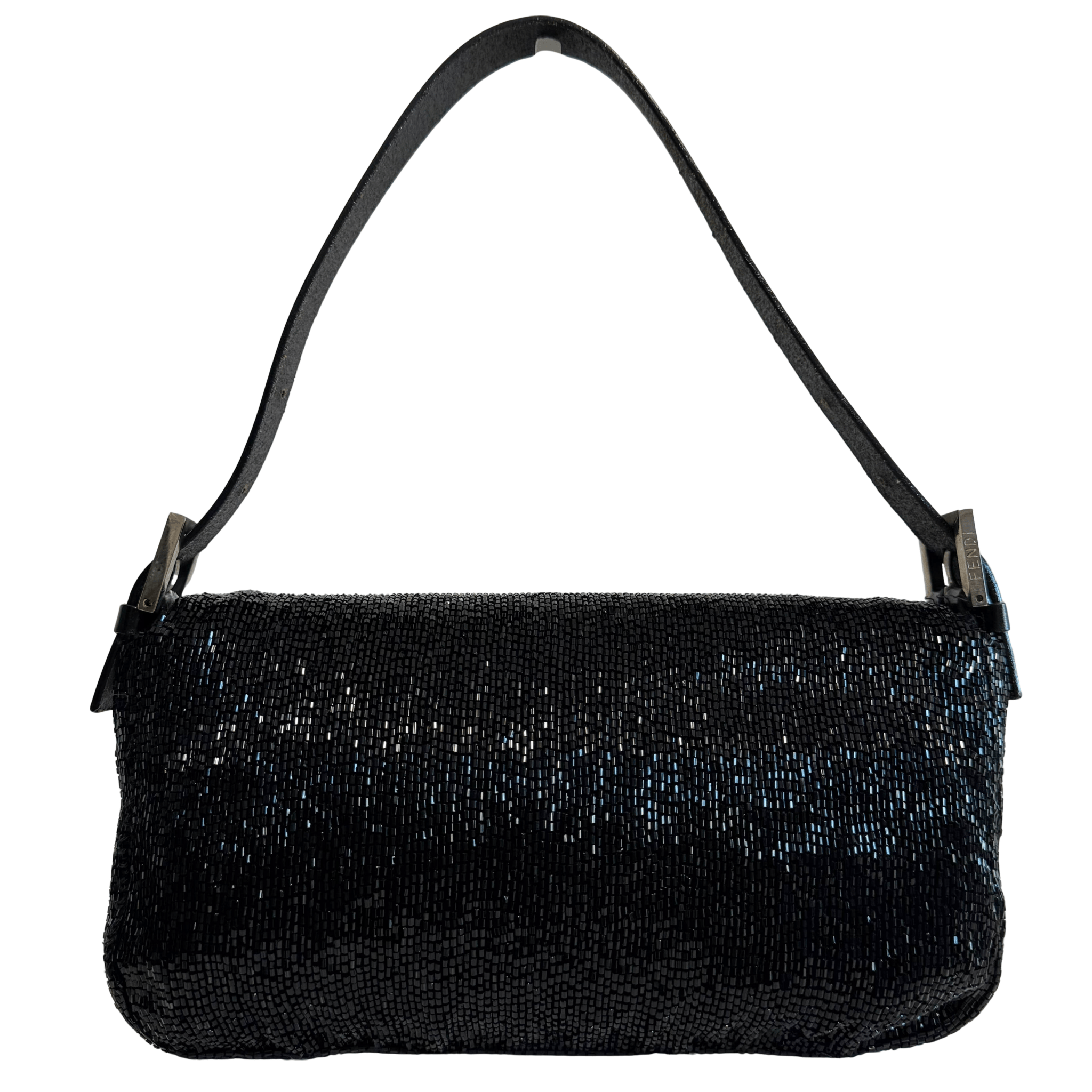 FENDI Black Beaded Baguette Shoulder Bag, in , Sold by HIVE PRELOVED - Shoulder Bags, ,