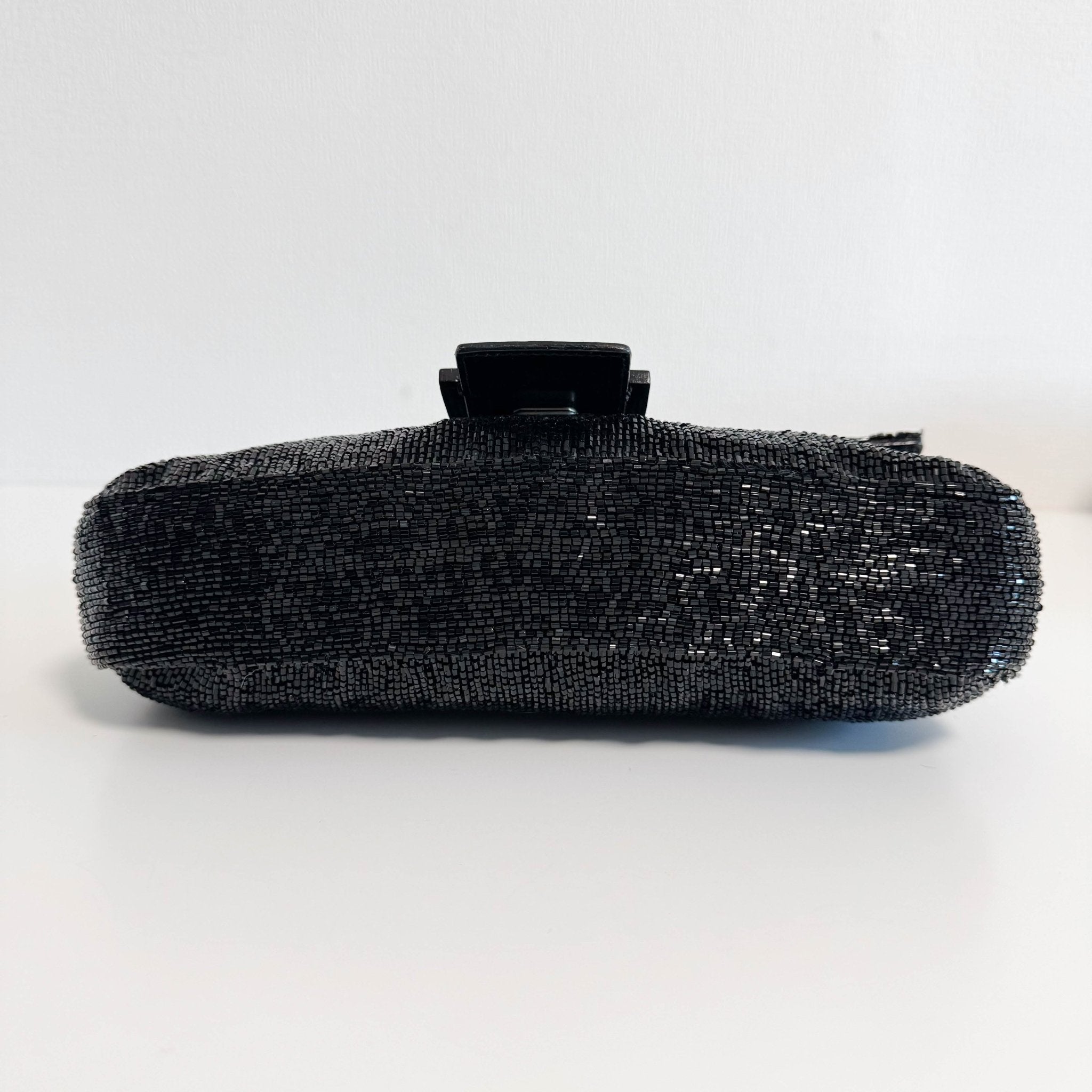 FENDI Black Beaded Baguette Shoulder Bag, in , Sold by HIVE PRELOVED - Shoulder Bags, ,