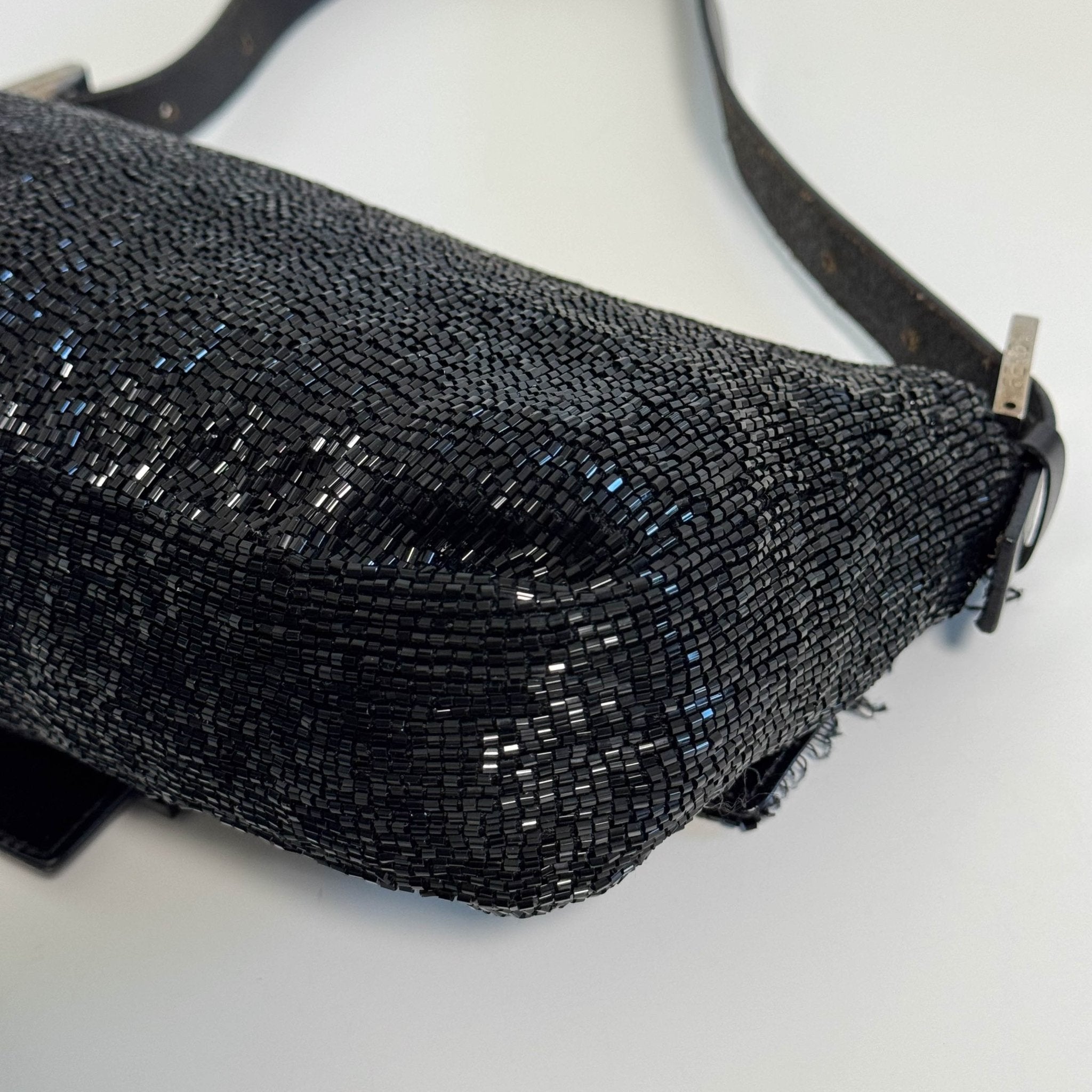 FENDI Black Beaded Baguette Shoulder Bag, in , Sold by HIVE PRELOVED - Shoulder Bags, ,