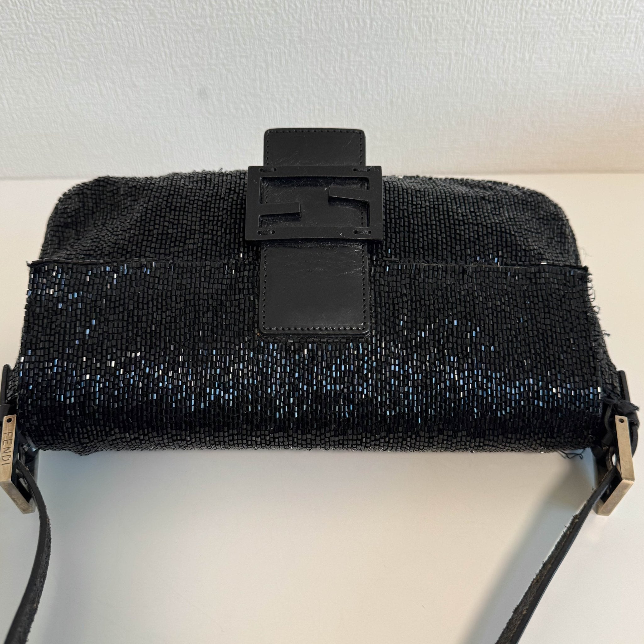 FENDI Black Beaded Baguette Shoulder Bag, in , Sold by HIVE PRELOVED - Shoulder Bags, ,