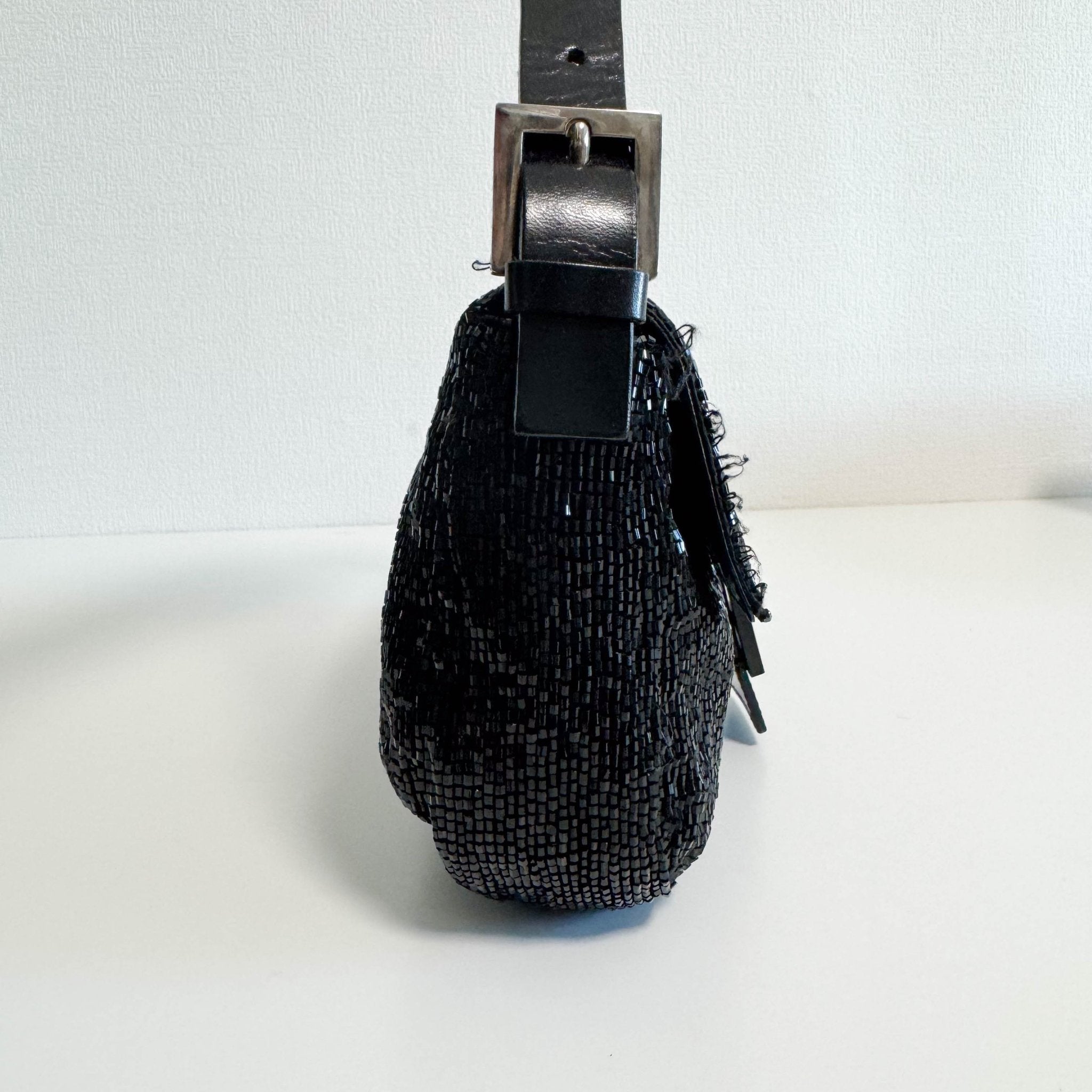 FENDI Black Beaded Baguette Shoulder Bag, in , Sold by HIVE PRELOVED - Shoulder Bags, ,