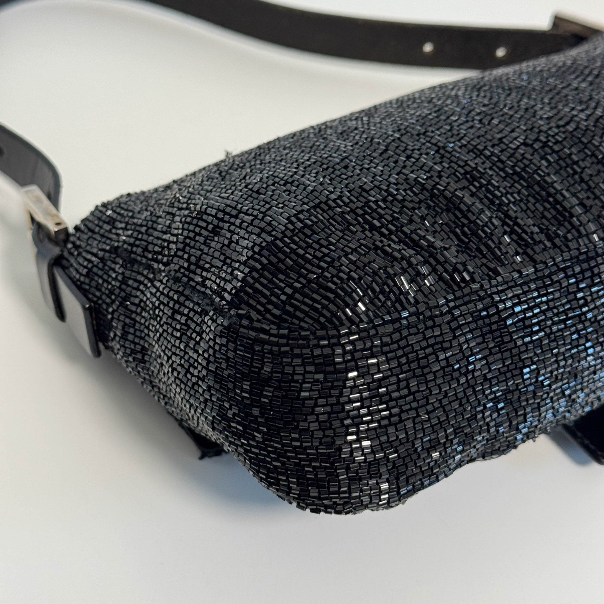 FENDI Black Beaded Baguette Shoulder Bag, in , Sold by HIVE PRELOVED - Shoulder Bags, ,
