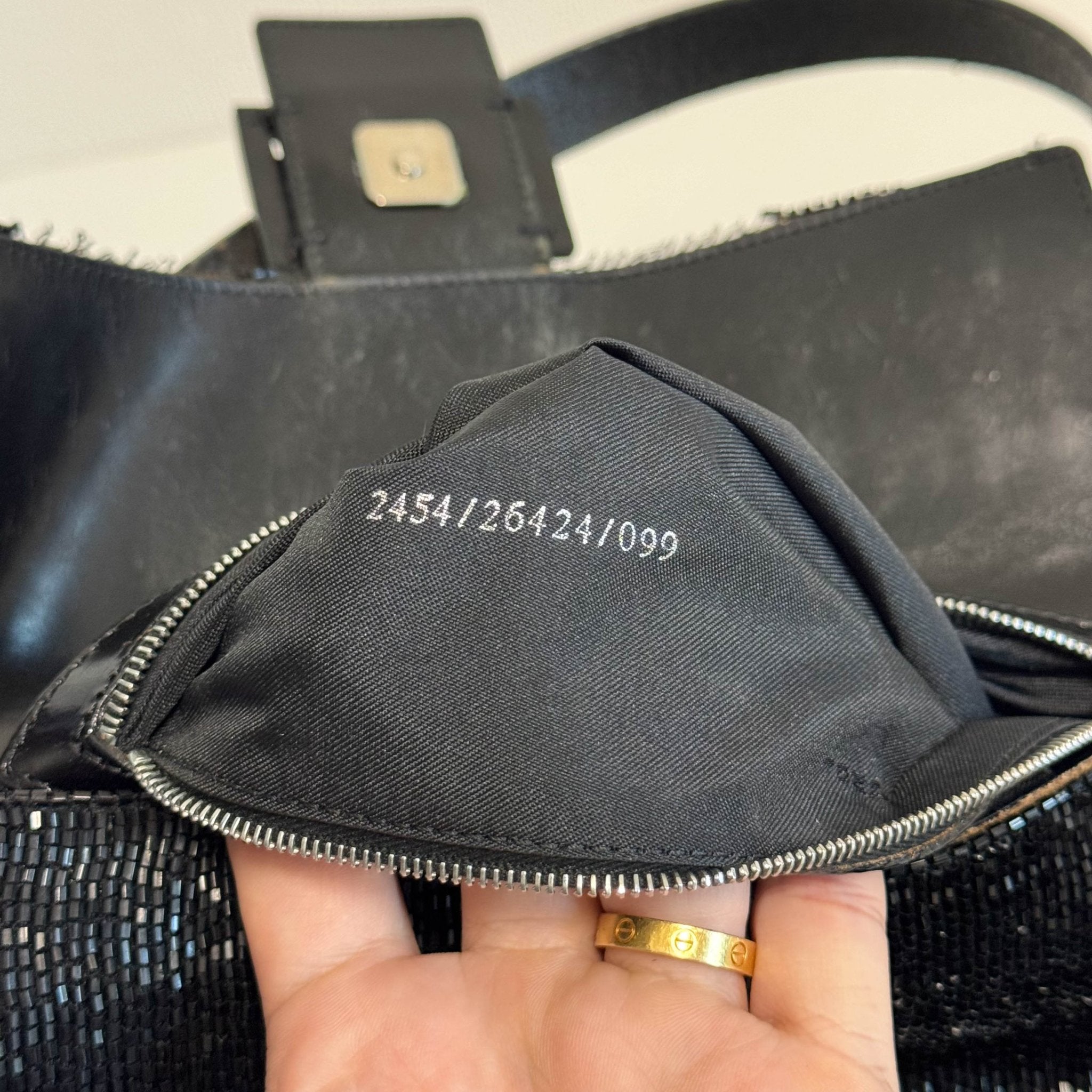 FENDI Black Beaded Baguette Shoulder Bag, in , Sold by HIVE PRELOVED - Shoulder Bags, ,