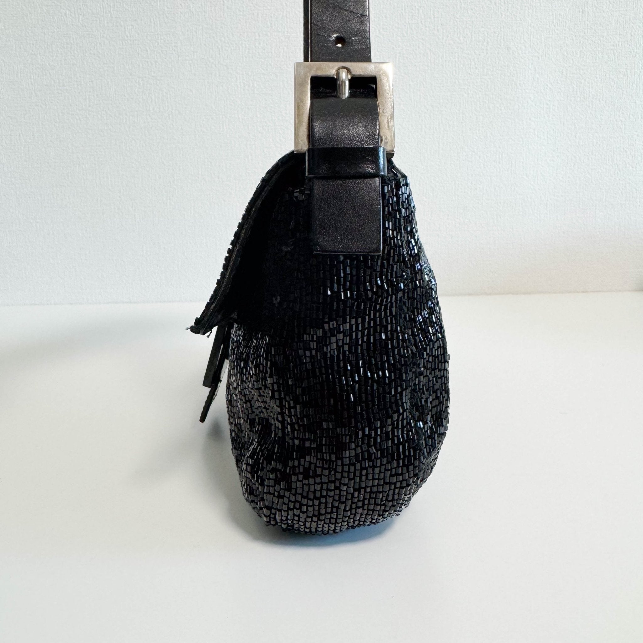 FENDI Black Beaded Baguette Shoulder Bag, in , Sold by HIVE PRELOVED - Shoulder Bags, ,