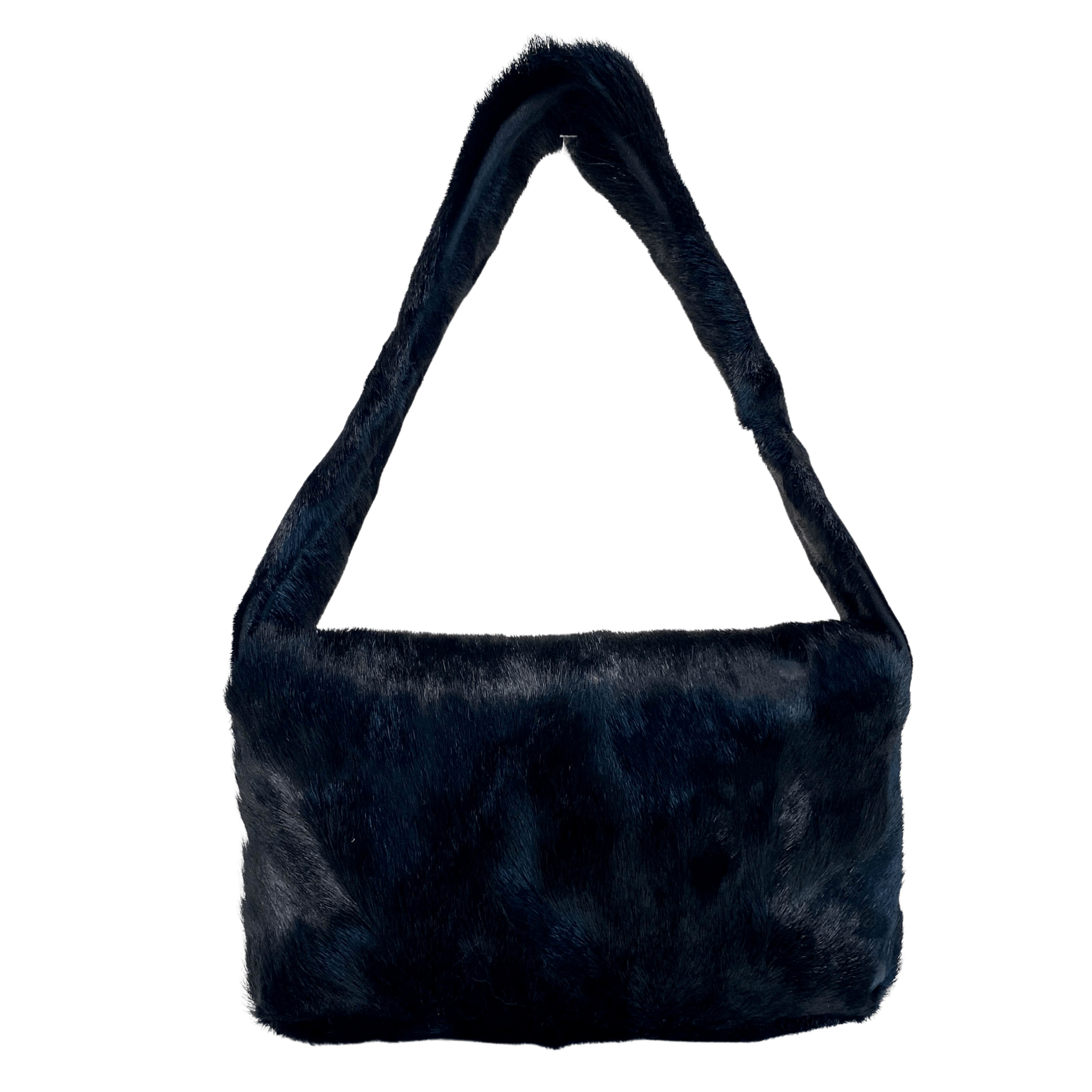 FENDI Black Pony Hair Hobo Shoulder Bag, in , Sold by HIVE PRELOVED - Shoulder Bags, ,