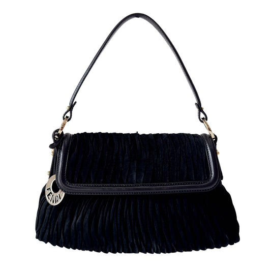 FENDI Black Suede Chef Shoulder Bag, in , Sold by HIVE PRELOVED - Shoulder Bags, ,