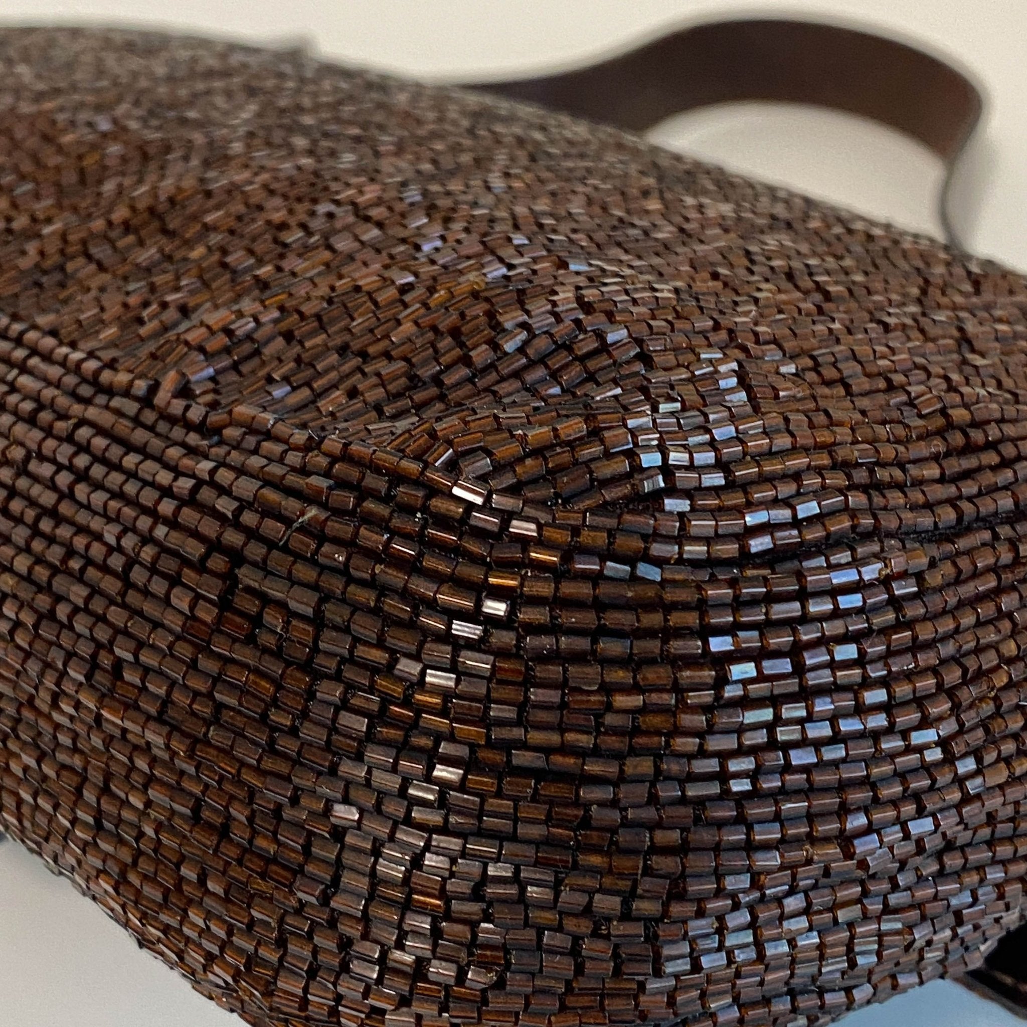 FENDI Brown Beaded Baguette Shoulder Bag, in , Sold by HIVE PRELOVED - Shoulder Bags, ,