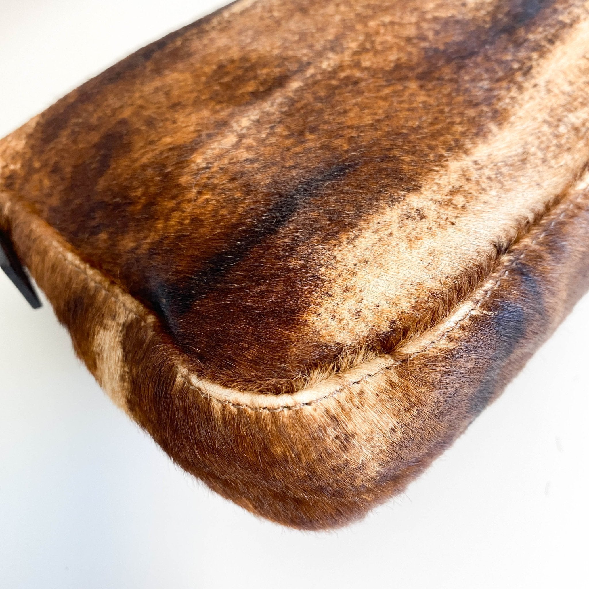 FENDI Brown Pony Hair Calf Skin Baguette Shoulder Bag, in , Sold by HIVE PRELOVED - Shoulder Bags, ,