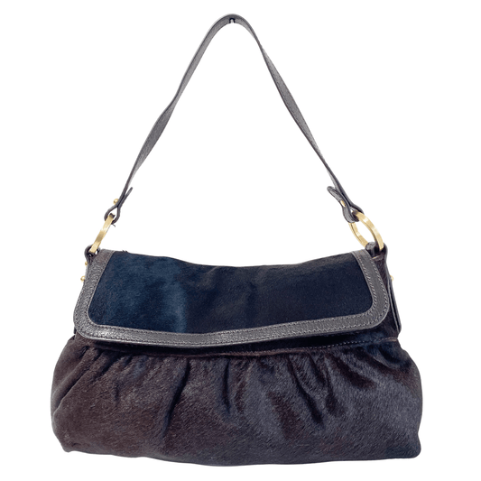 FENDI Chef Brown Pony Hair Shoulder Bag, in , Sold by HIVE PRELOVED - Shoulder Bags, ,