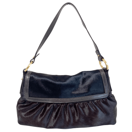 FENDI Chef Brown Pony Hair Shoulder Bag, in , Sold by HIVE PRELOVED - Shoulder Bags, ,