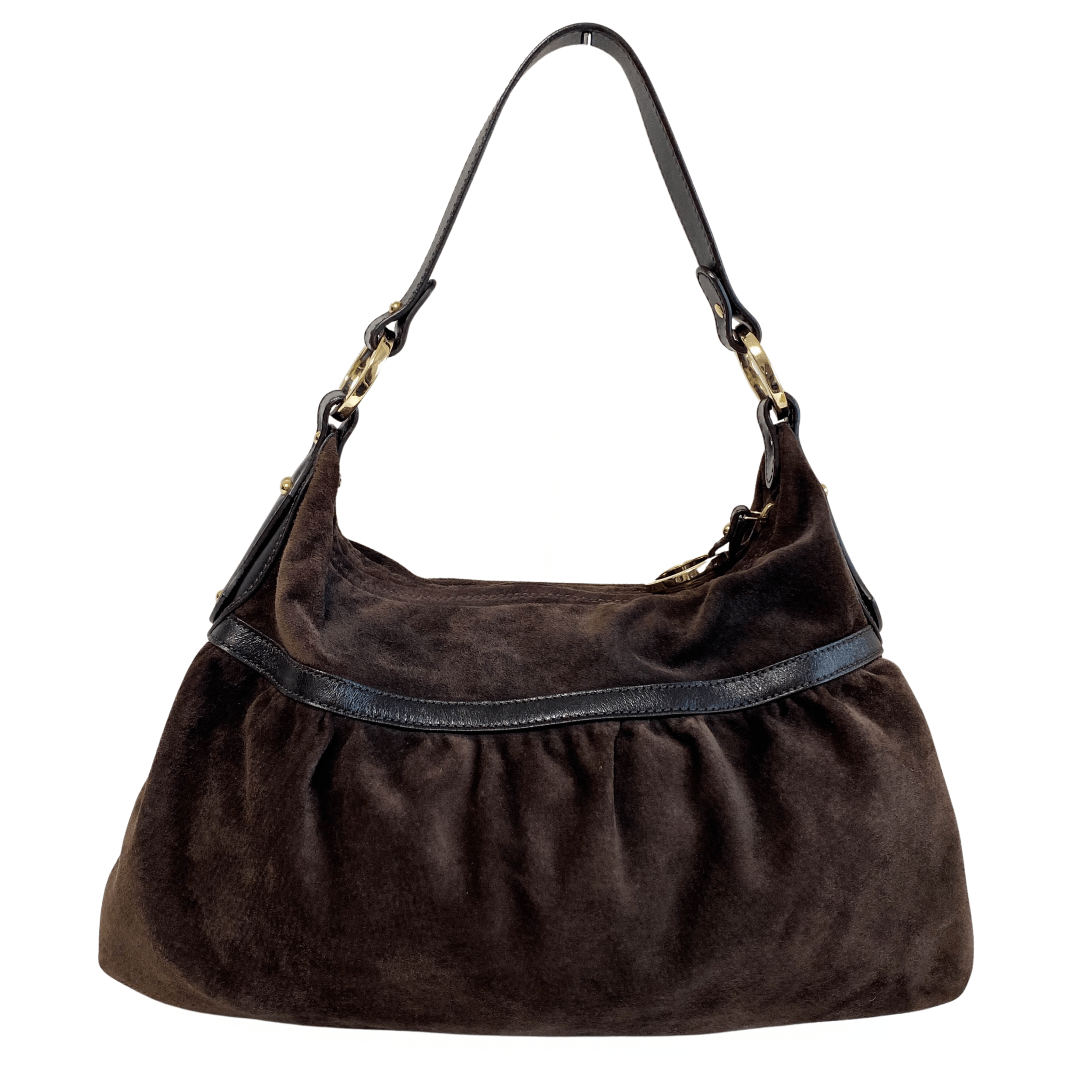 FENDI Chef Brown Suede Shoulder Bag, in , Sold by HIVE PRELOVED - Shoulder Bags, ,