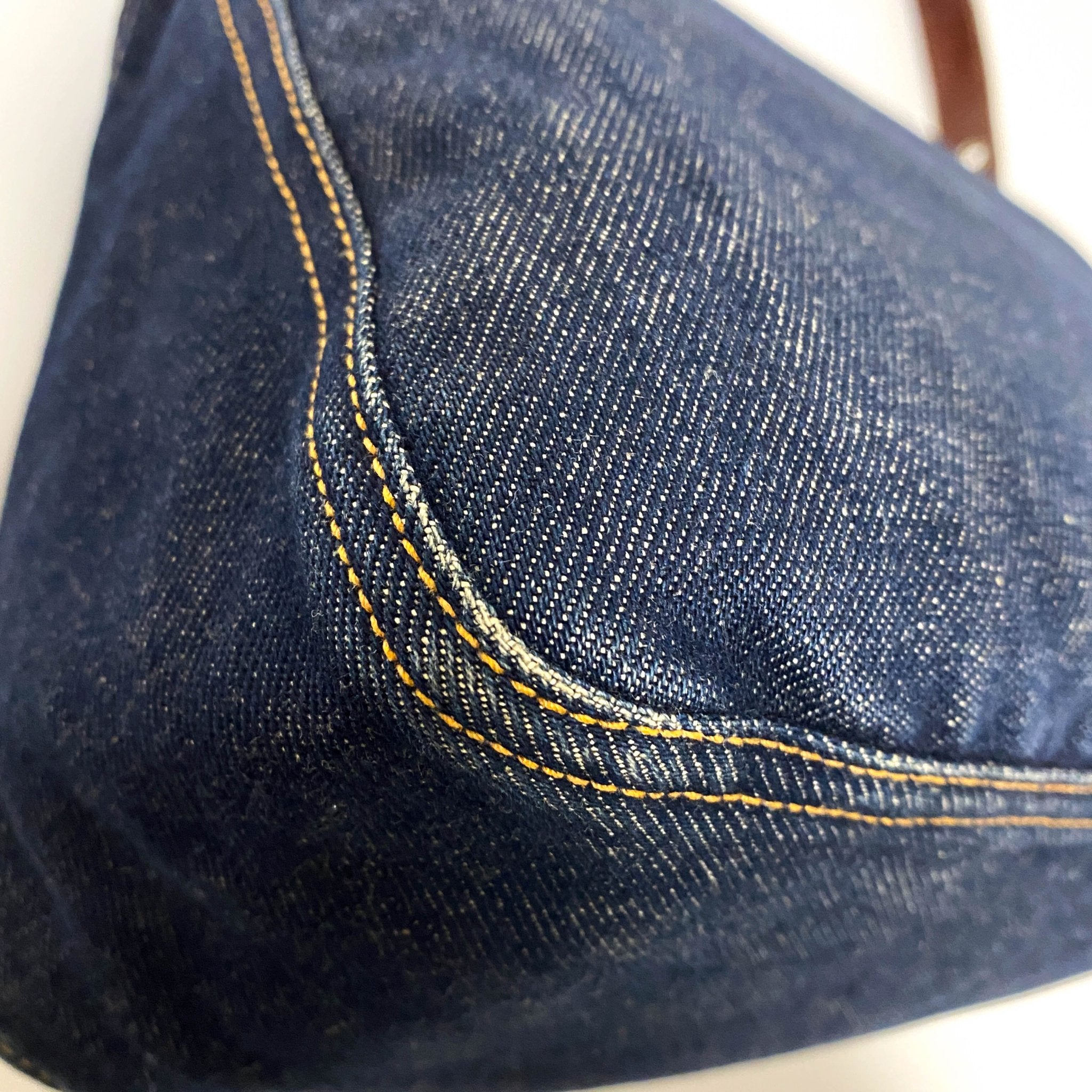 FENDI Denim Mamma Baguette Shoulder Bag, in , Sold by HIVE PRELOVED - Shoulder Bags, ,