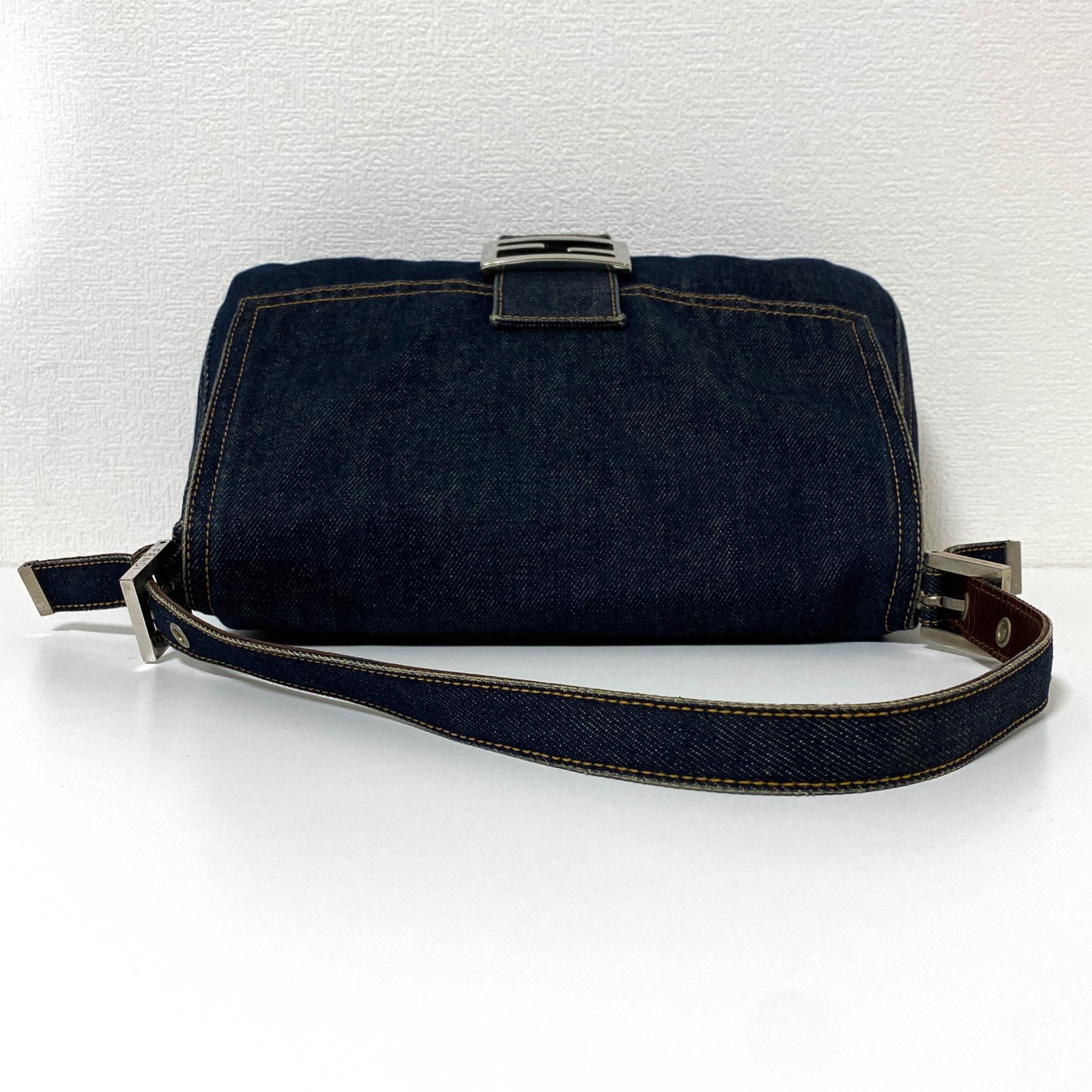 FENDI Denim Mamma Baguette Shoulder Bag, in , Sold by HIVE PRELOVED - Shoulder Bags, ,