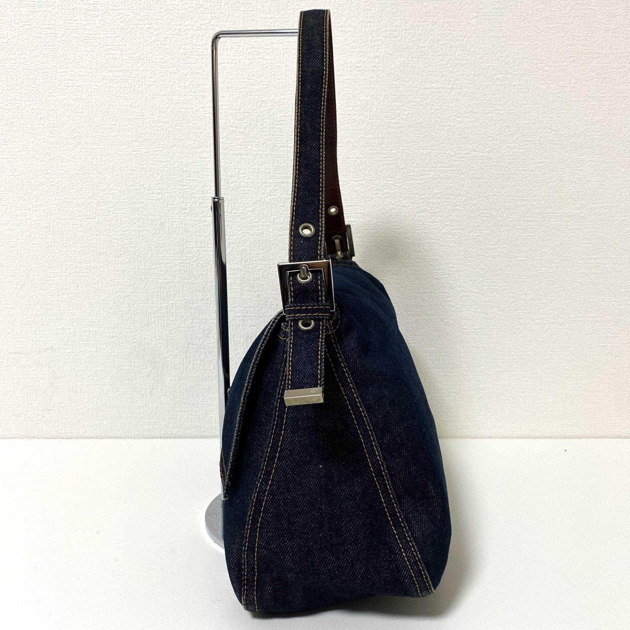 FENDI Denim Mamma Baguette Shoulder Bag, in , Sold by HIVE PRELOVED - Shoulder Bags, ,