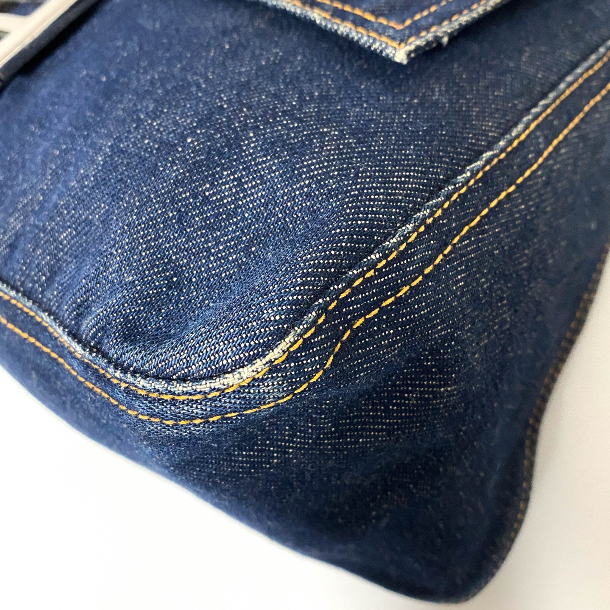 FENDI Denim Mamma Baguette Shoulder Bag, in , Sold by HIVE PRELOVED - Shoulder Bags, ,