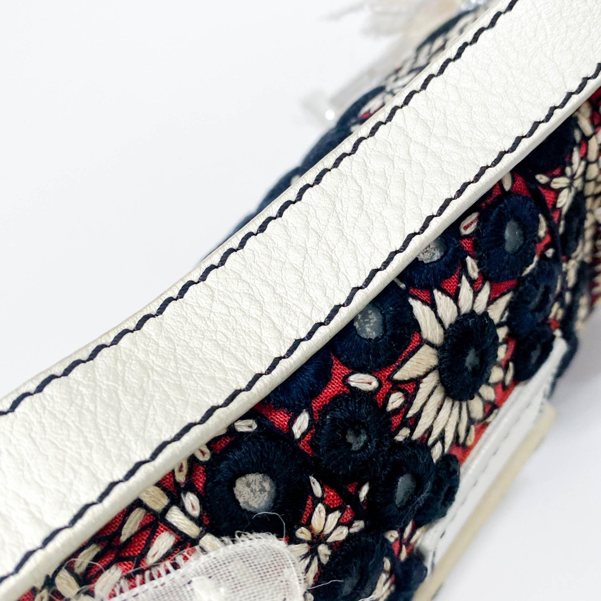 FENDI Embroidery and Ribbons Baguette Shoulder Bag, in , Sold by HIVE PRELOVED - Shoulder Bags, ,