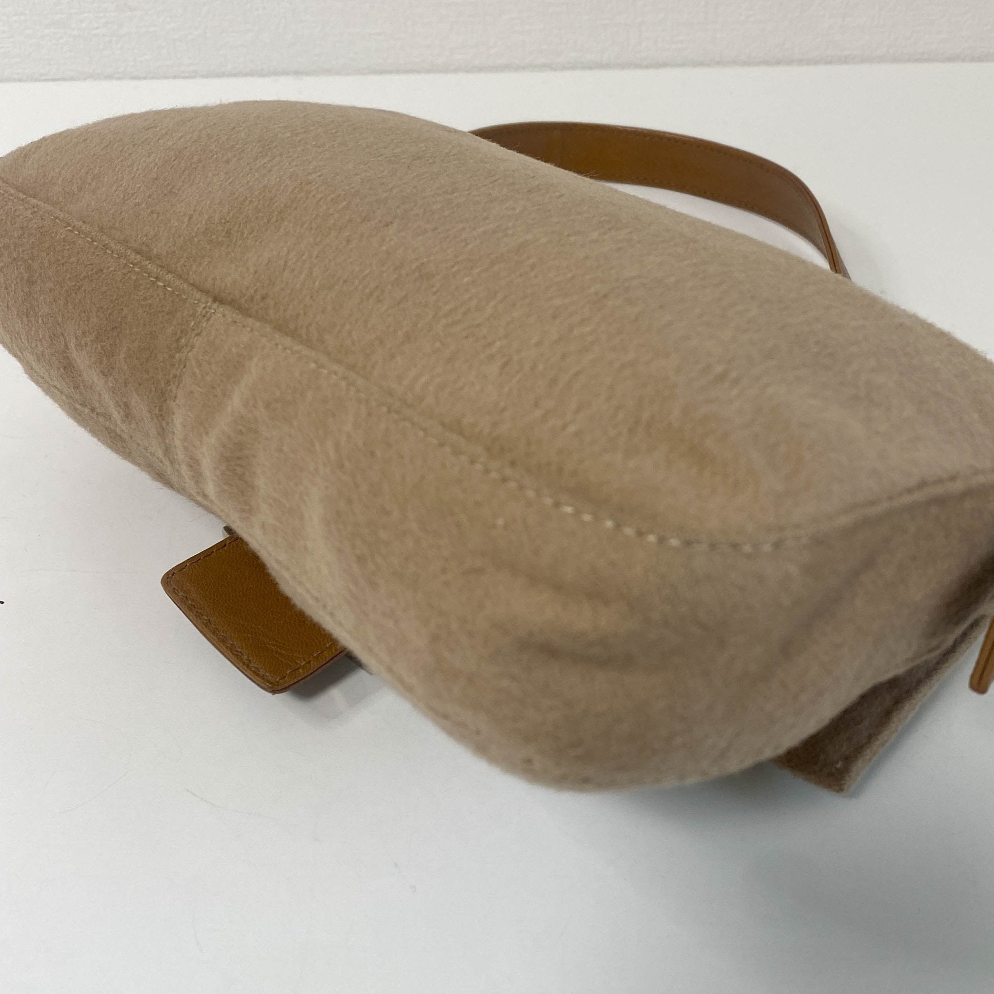 FENDI Fendi Baguette Beige Cashmere Rosé Buckle Detail Shoulder Bag, in , Sold by HIVE PRELOVED - Shoulder Bags, ,