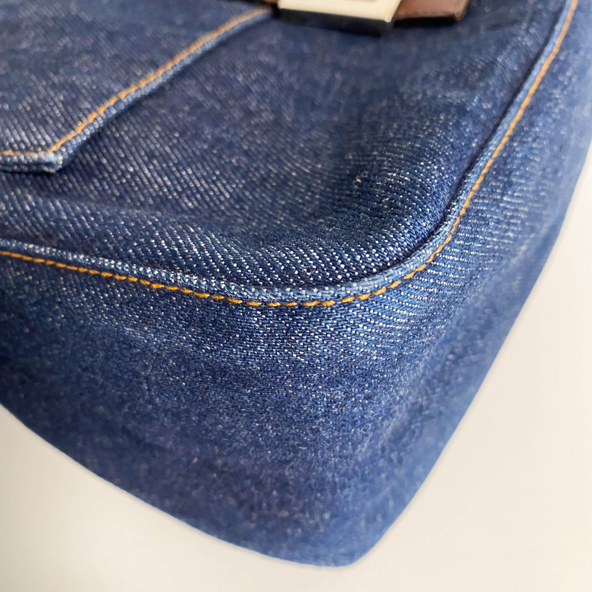 FENDI Fendi Mamma Baguette Shoulder Bag Blue Denim, in , Sold by HIVE PRELOVED - Shoulder Bags, ,