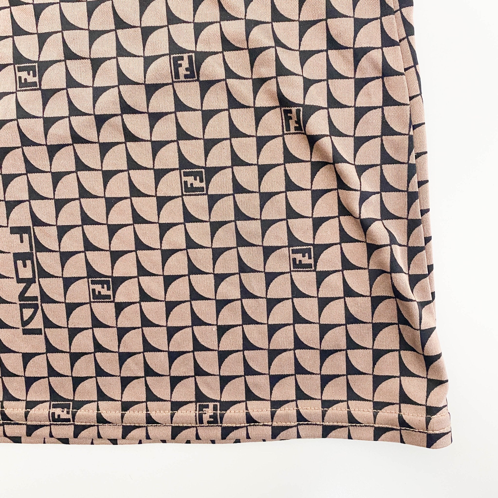 FENDI FF Brown Strap Dress, in , Sold by HIVE PRELOVED - Dresses, ,