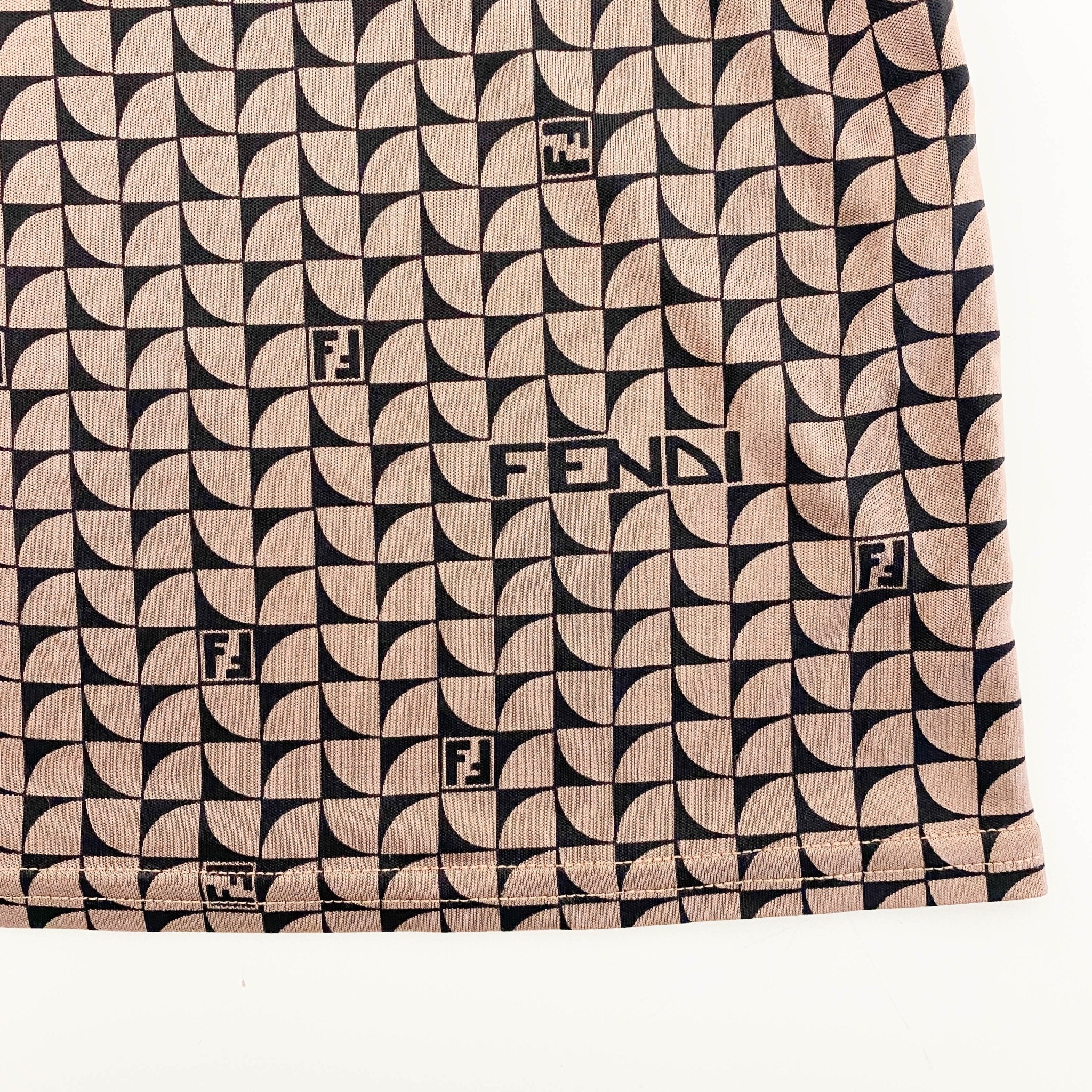 FENDI FF Brown Strap Dress, in , Sold by HIVE PRELOVED - Dresses, ,