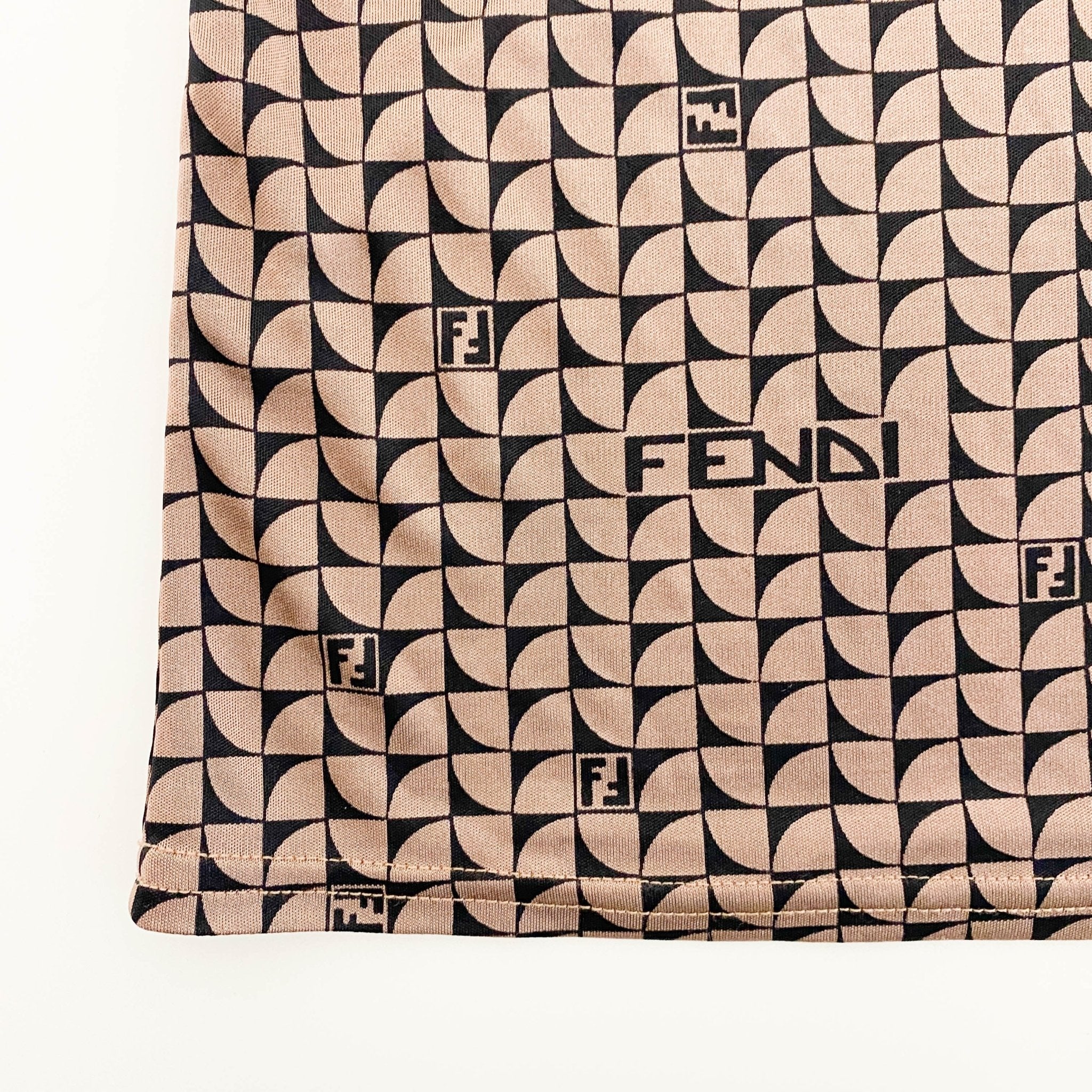 FENDI FF Brown Strap Dress, in , Sold by HIVE PRELOVED - Dresses, ,