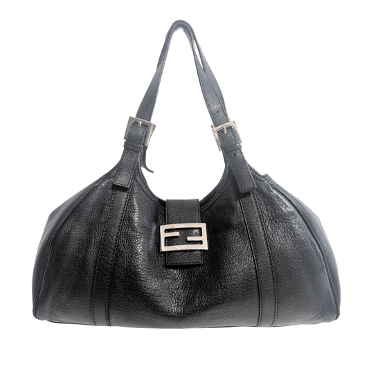 FENDI FF Logo Leather Shoulder Bag, in , Sold by HIVE PRELOVED - Shoulder Bags, ,