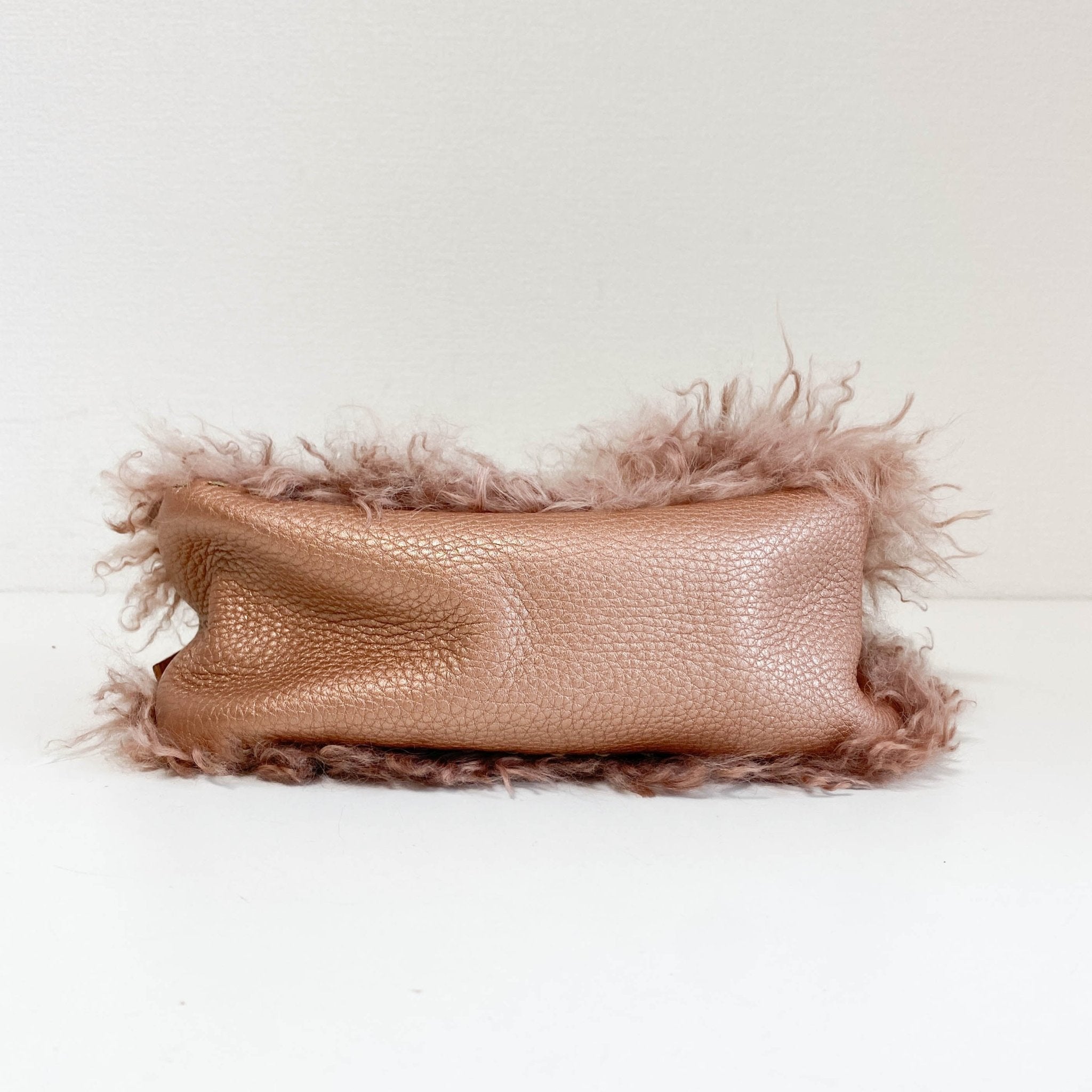 FENDI Fur Selleria Pink Mini Mamma Baguette, in , Sold by HIVE PRELOVED - Mini bags, ,